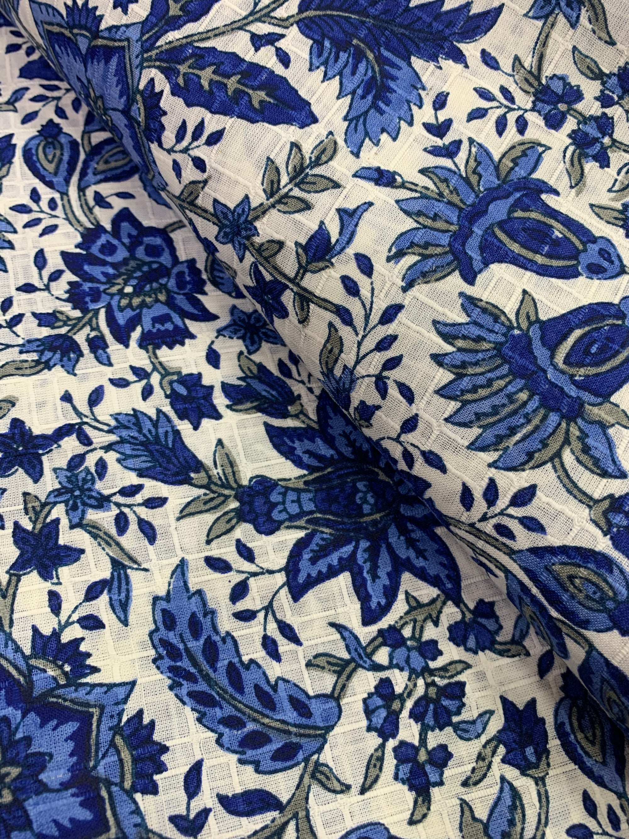 Printed pure cotton fabric