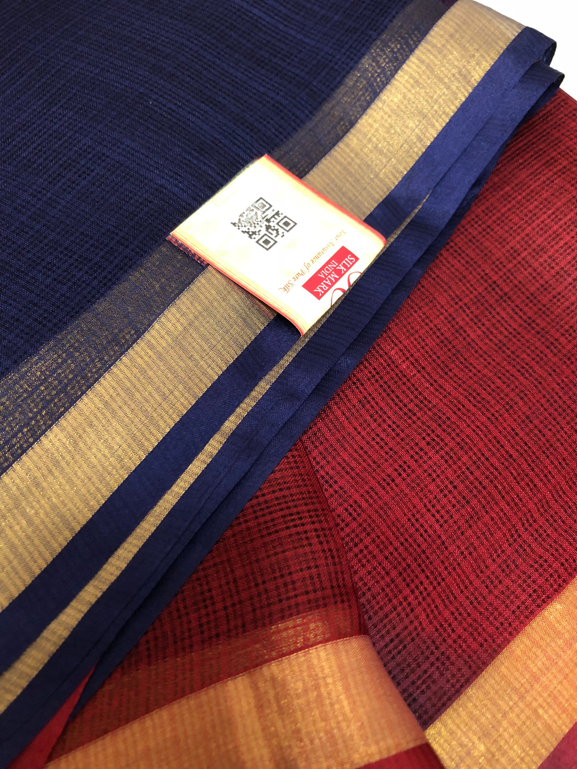 Pure kota silk double shaded saree