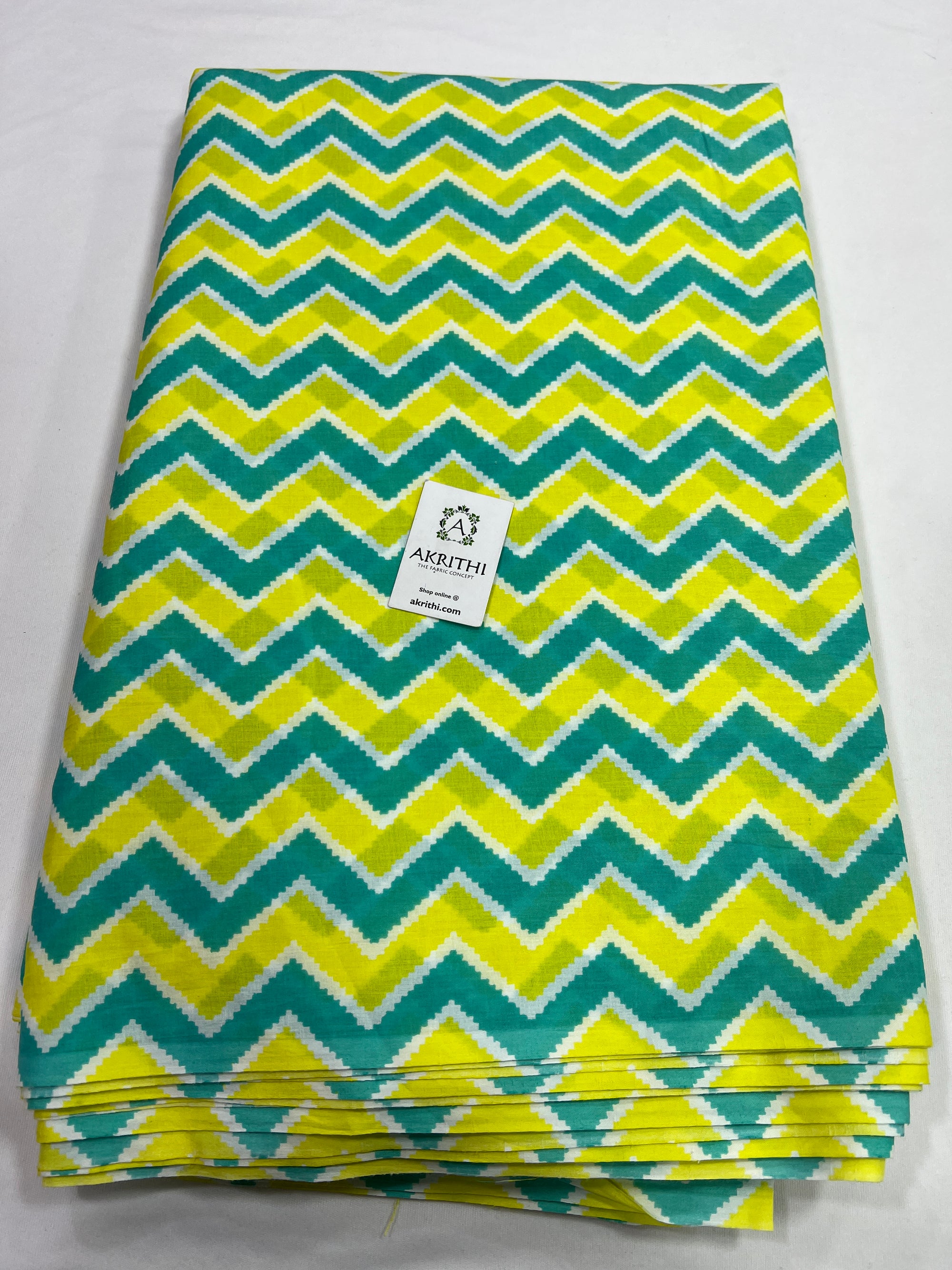 Printed pure cotton fabric