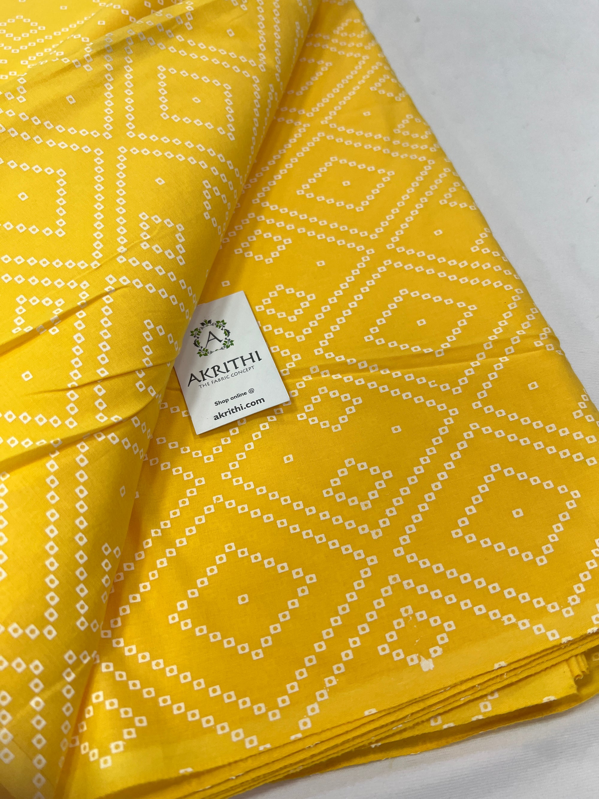 Printed pure cotton fabric