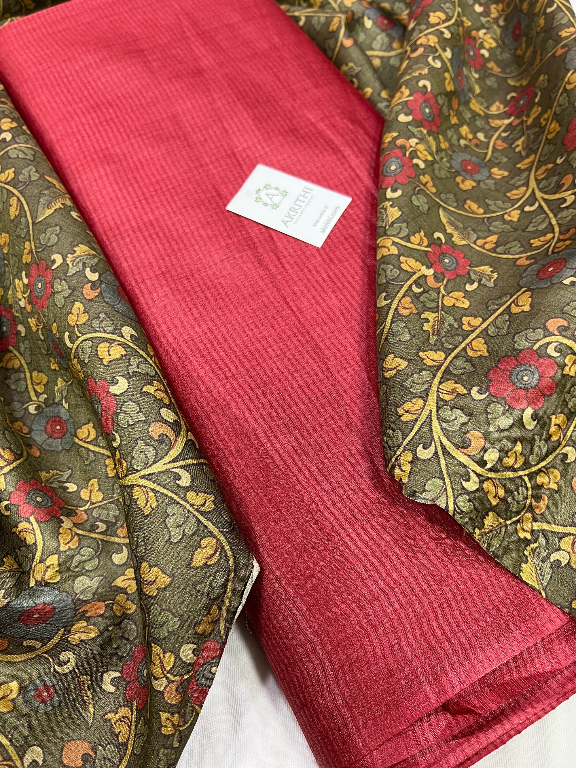 Pure Tusaar silk salwar suit