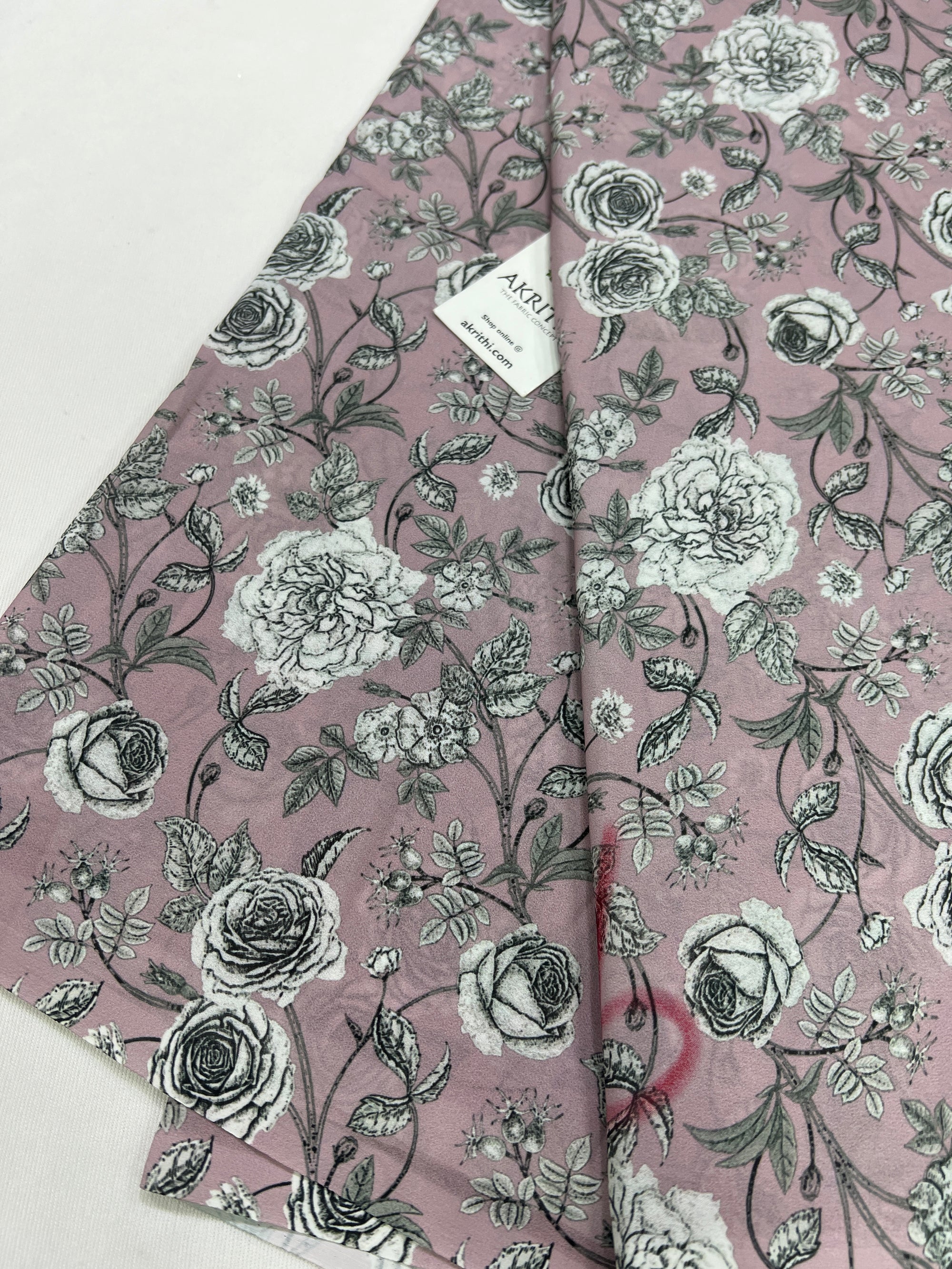 Digital printed georgette saree