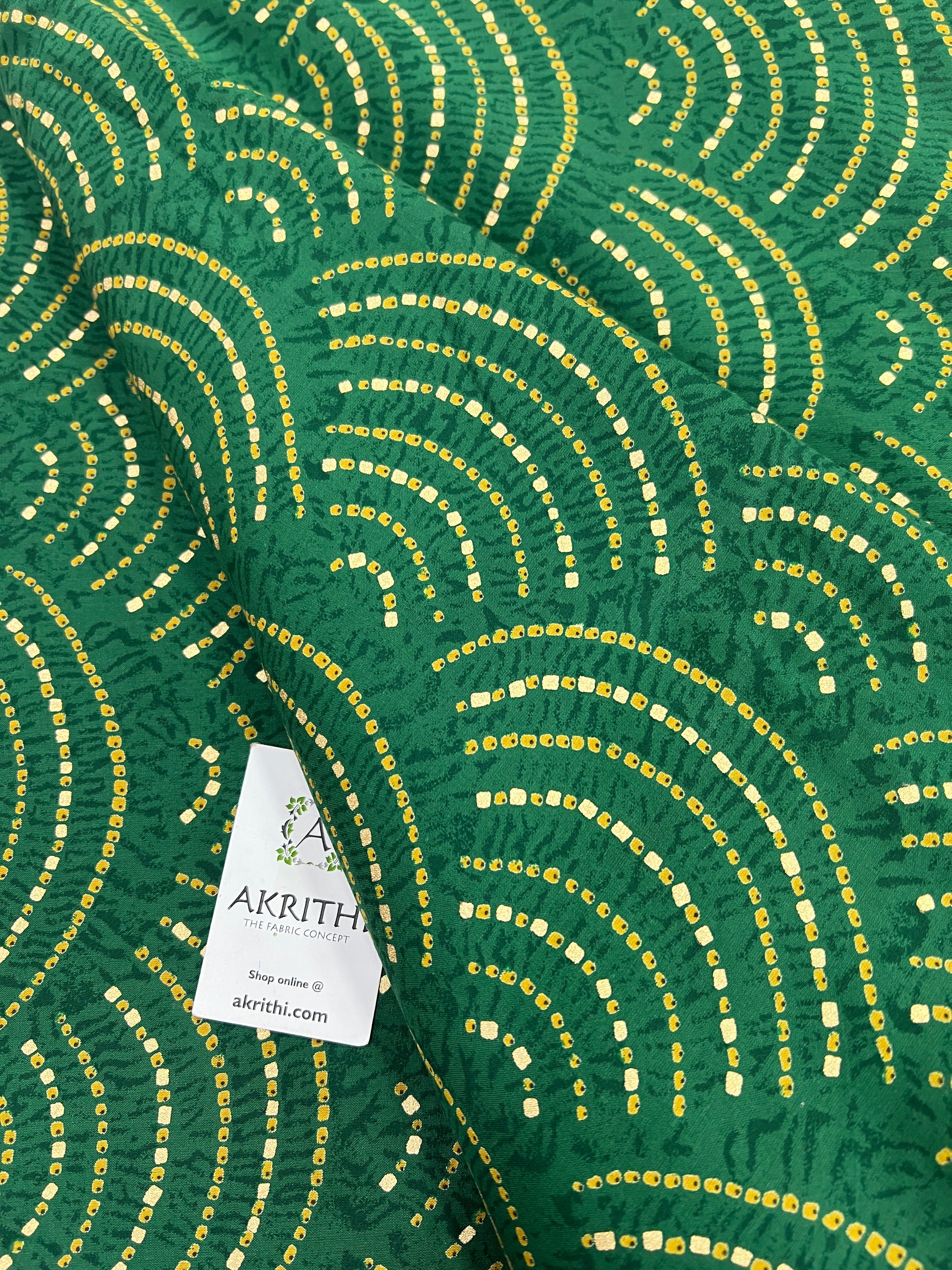 Printed pure cotton fabric