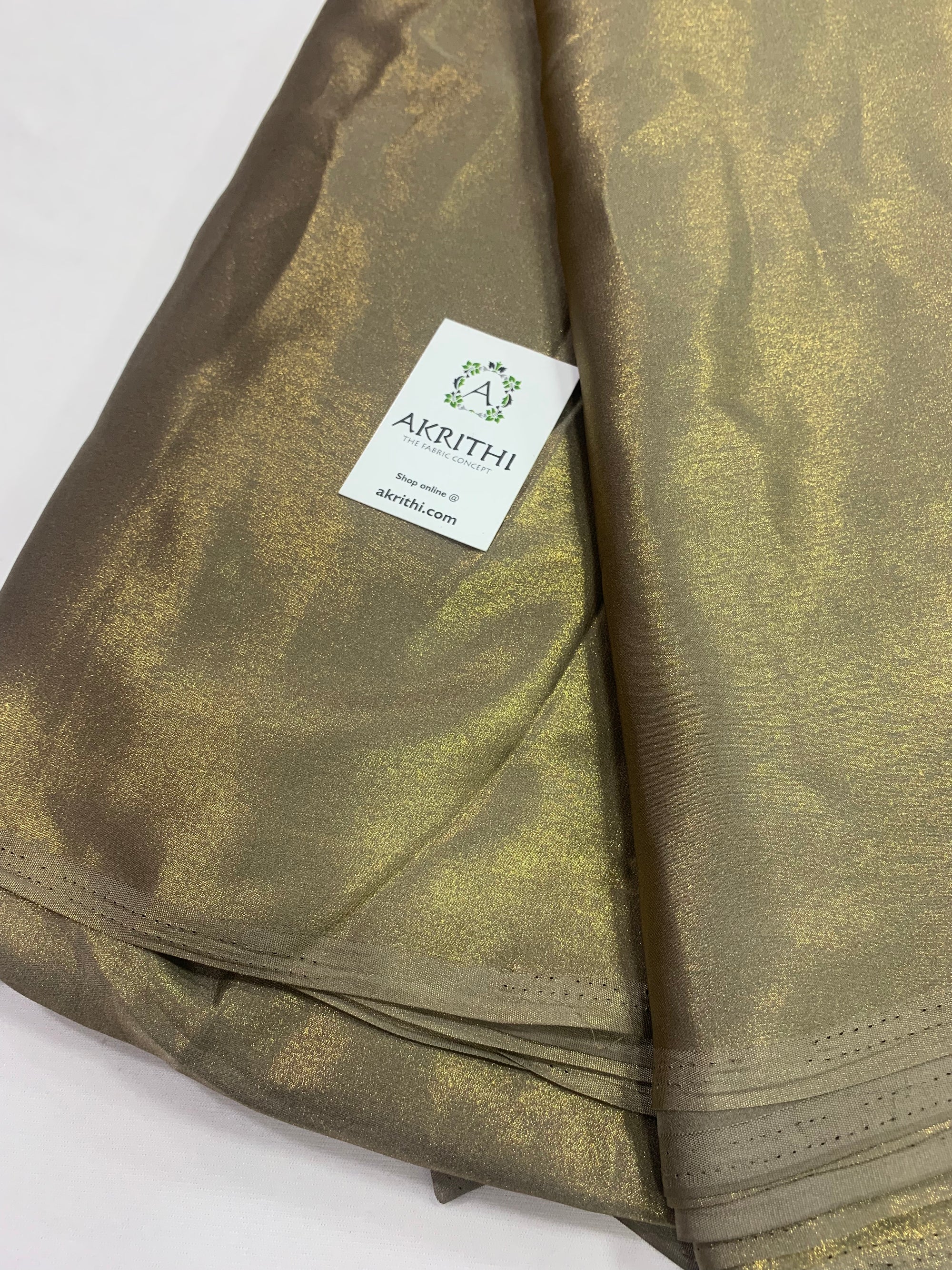 Foil georgette fabric