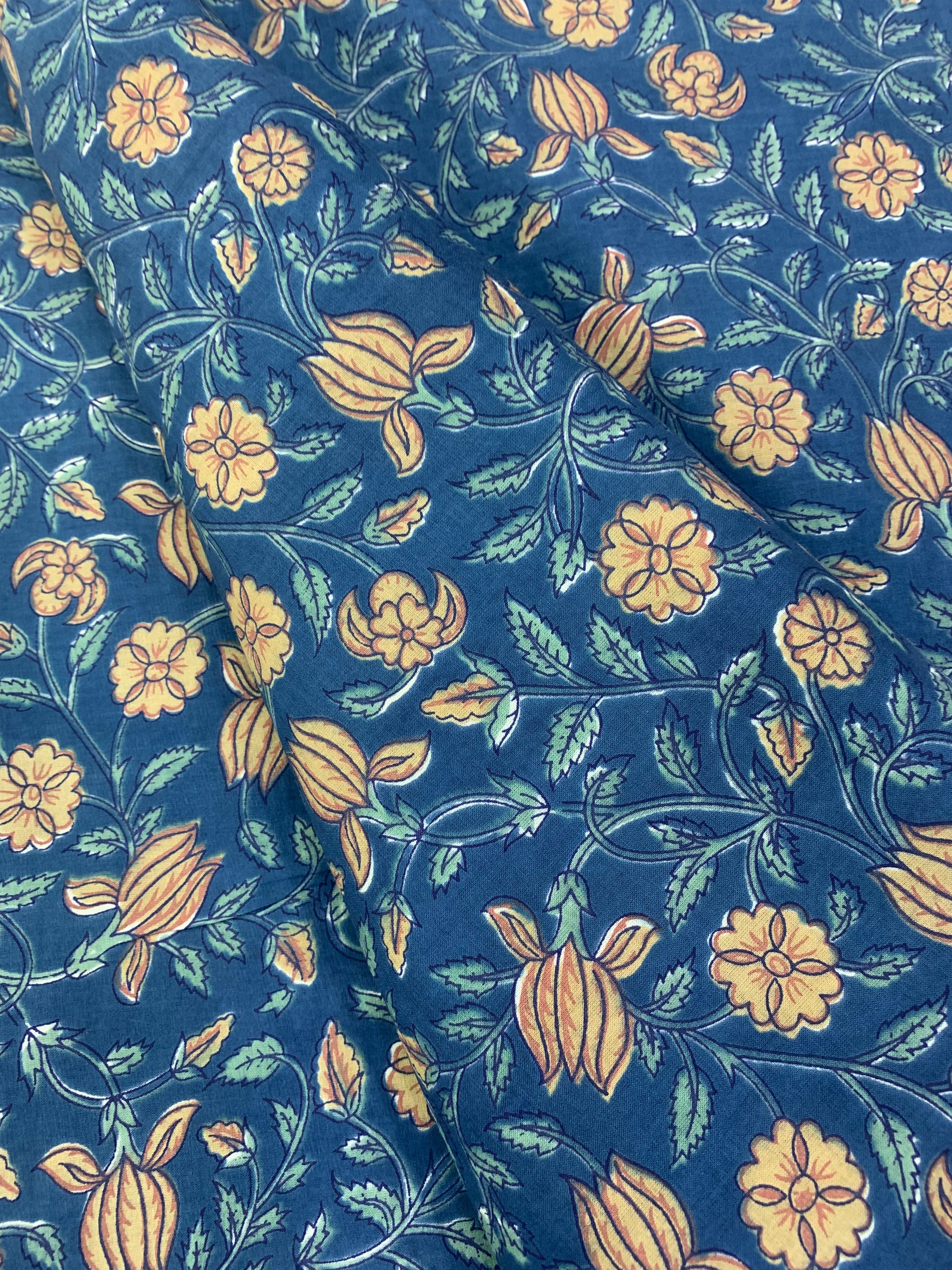 Printed pure cotton fabric