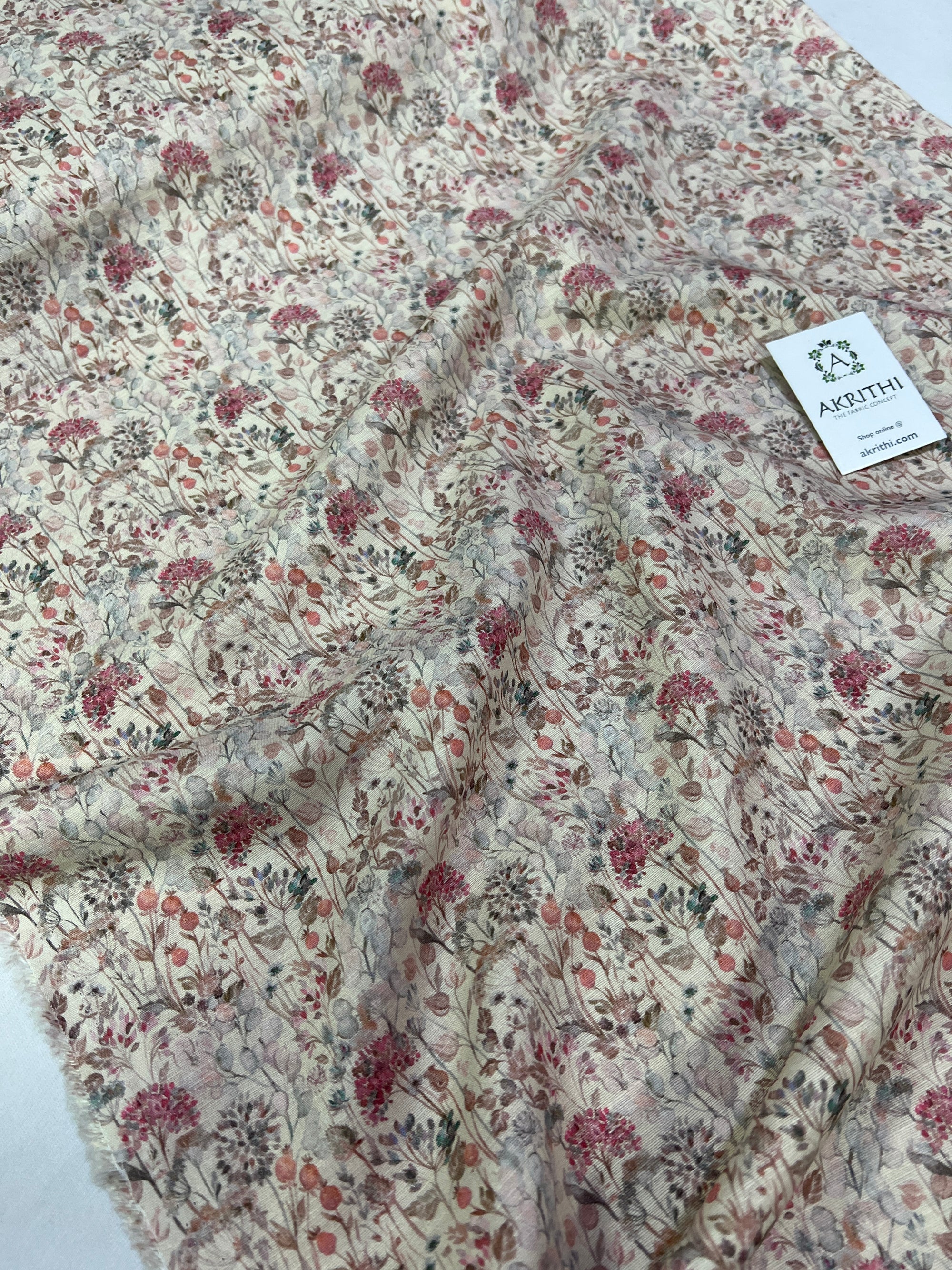 Digital Printed pure linen fabric