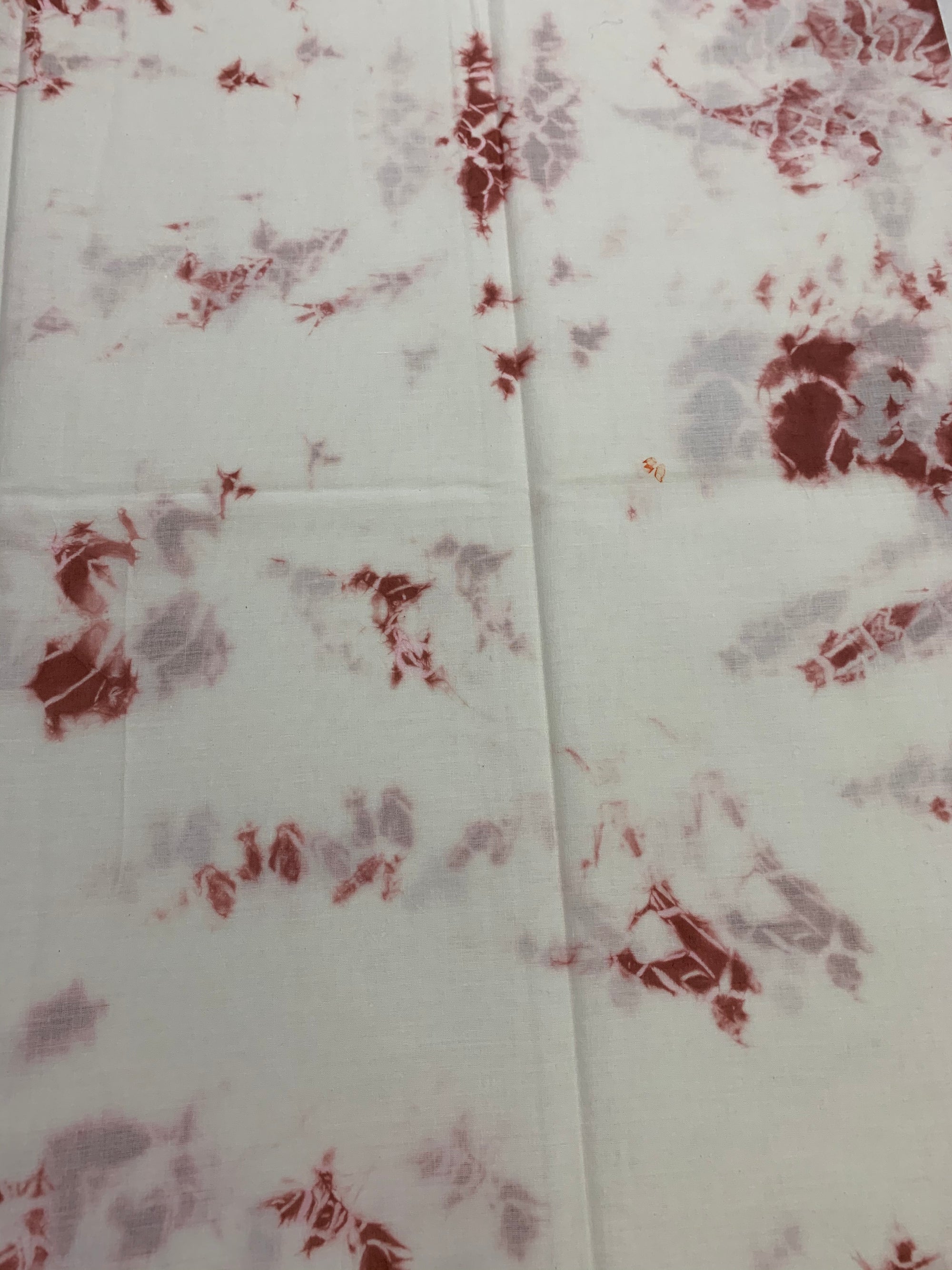 Tie and dye mul cotton fabric