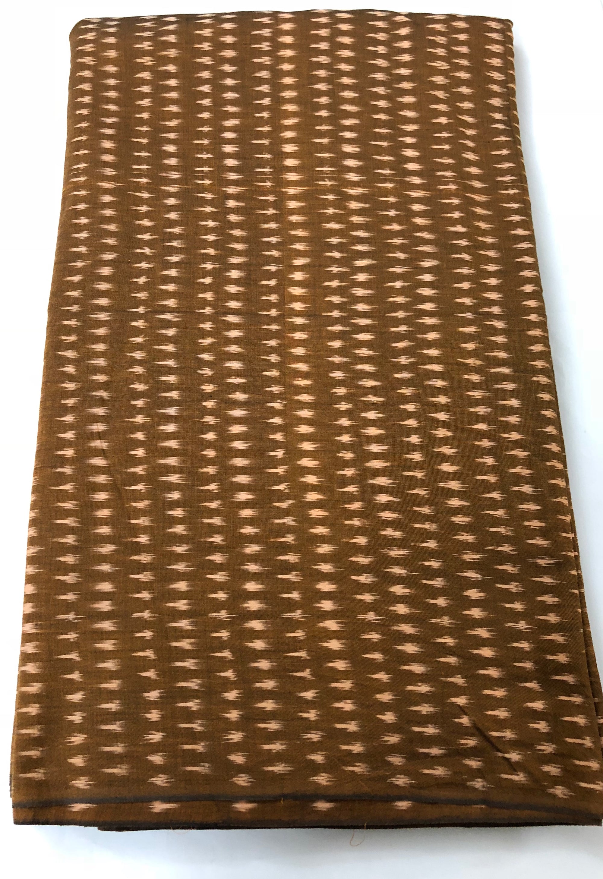 Ikat soft mercerised cotton fabric