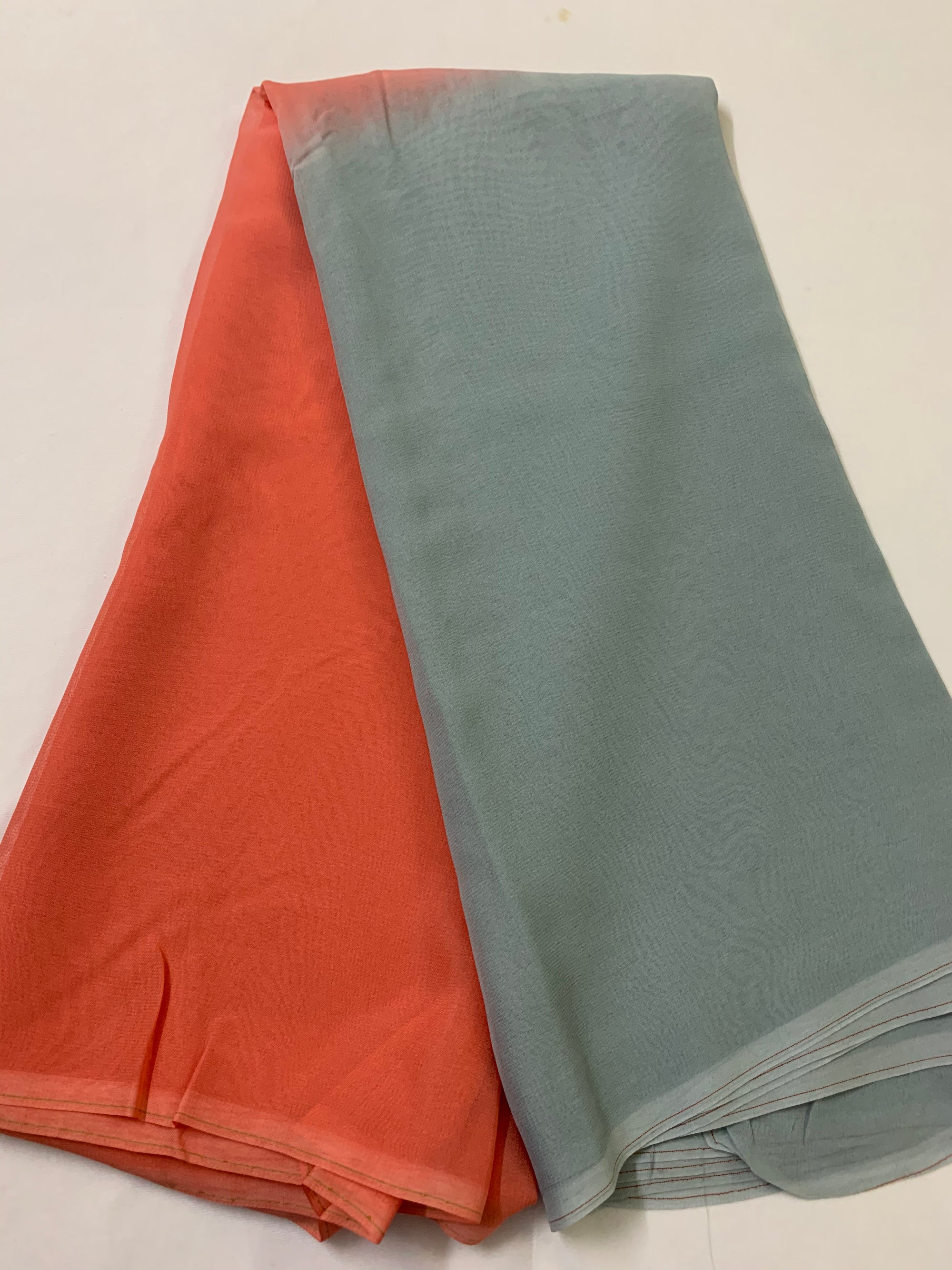 Shaded georgette fabric