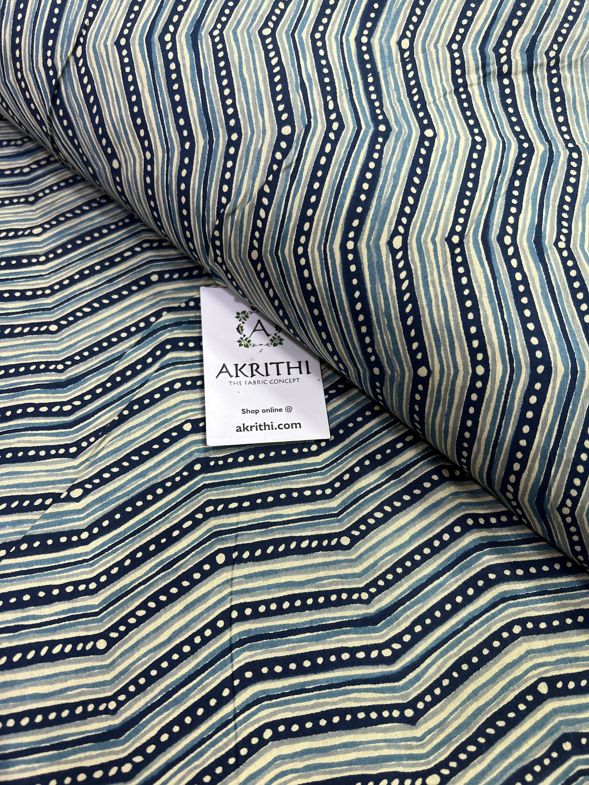 Printed pure cotton fabric