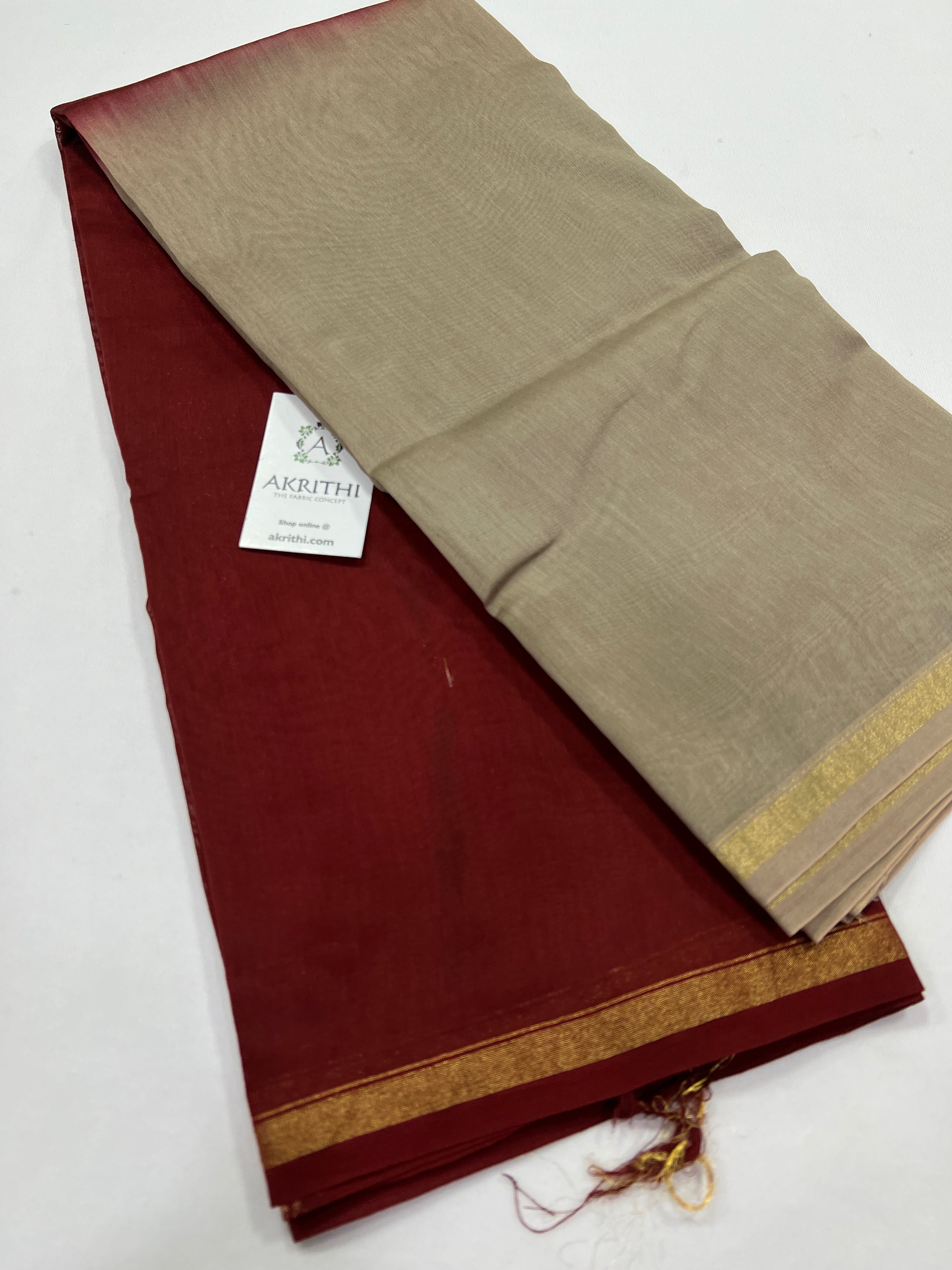Chanderi shaded fabric