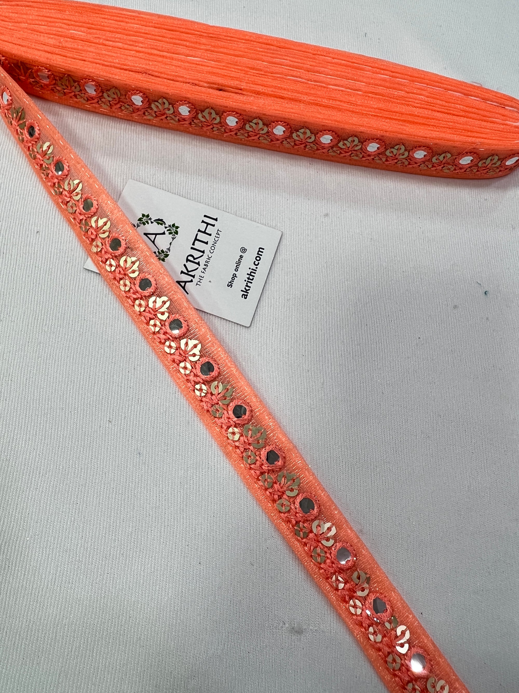 Embroidered lace 9 metres roll