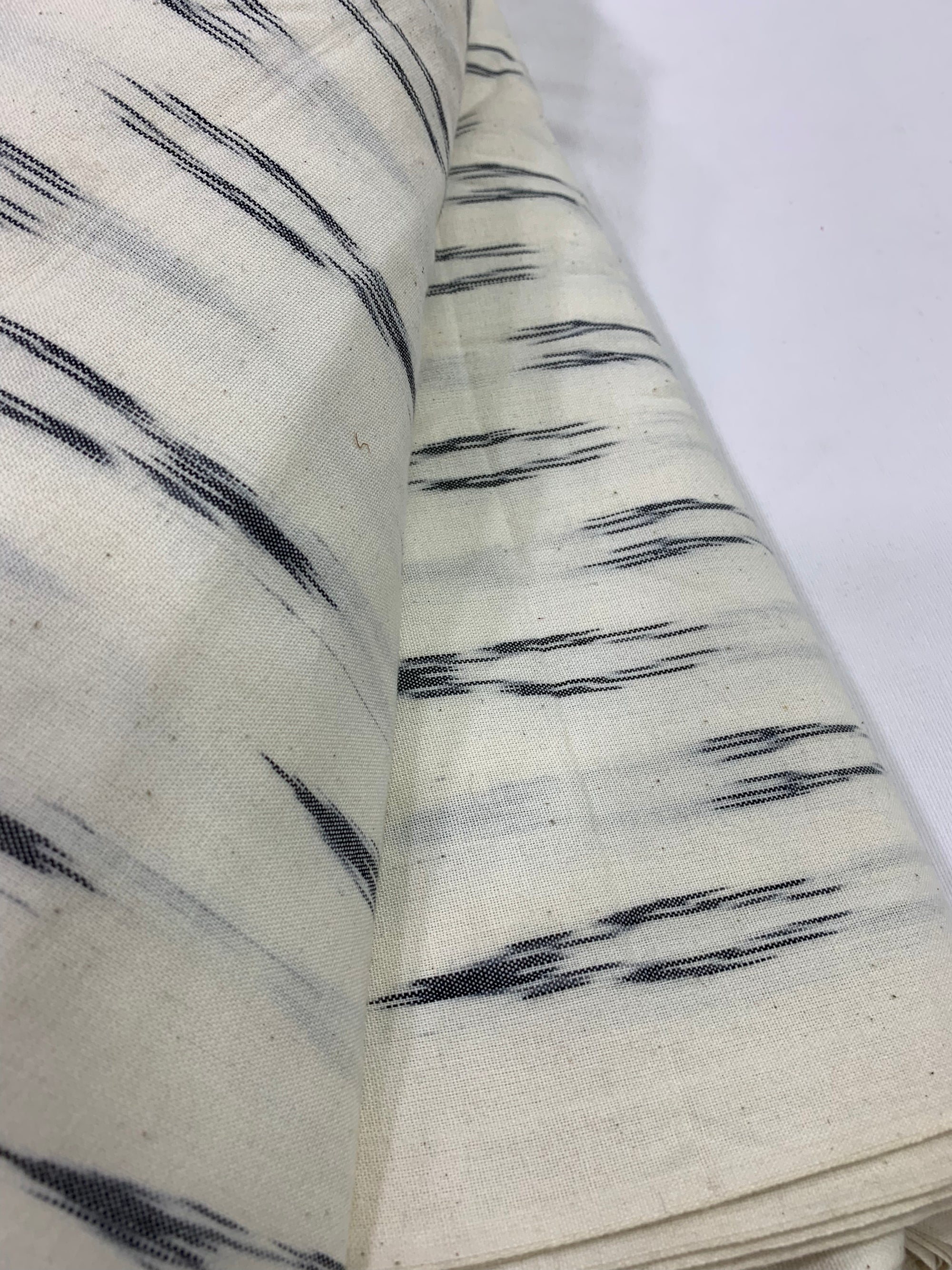 Ikat pure cotton fabric