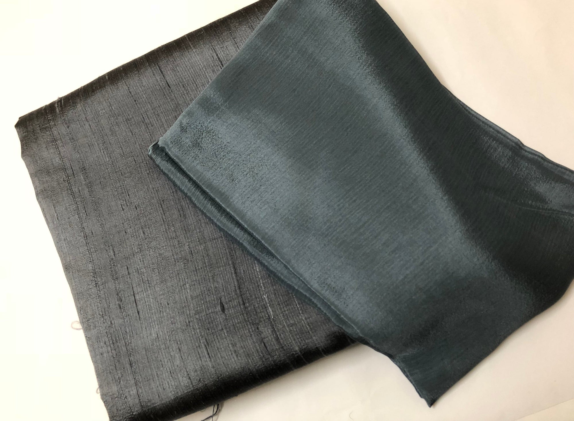 Pure raw silk kurta with chinon dupatta