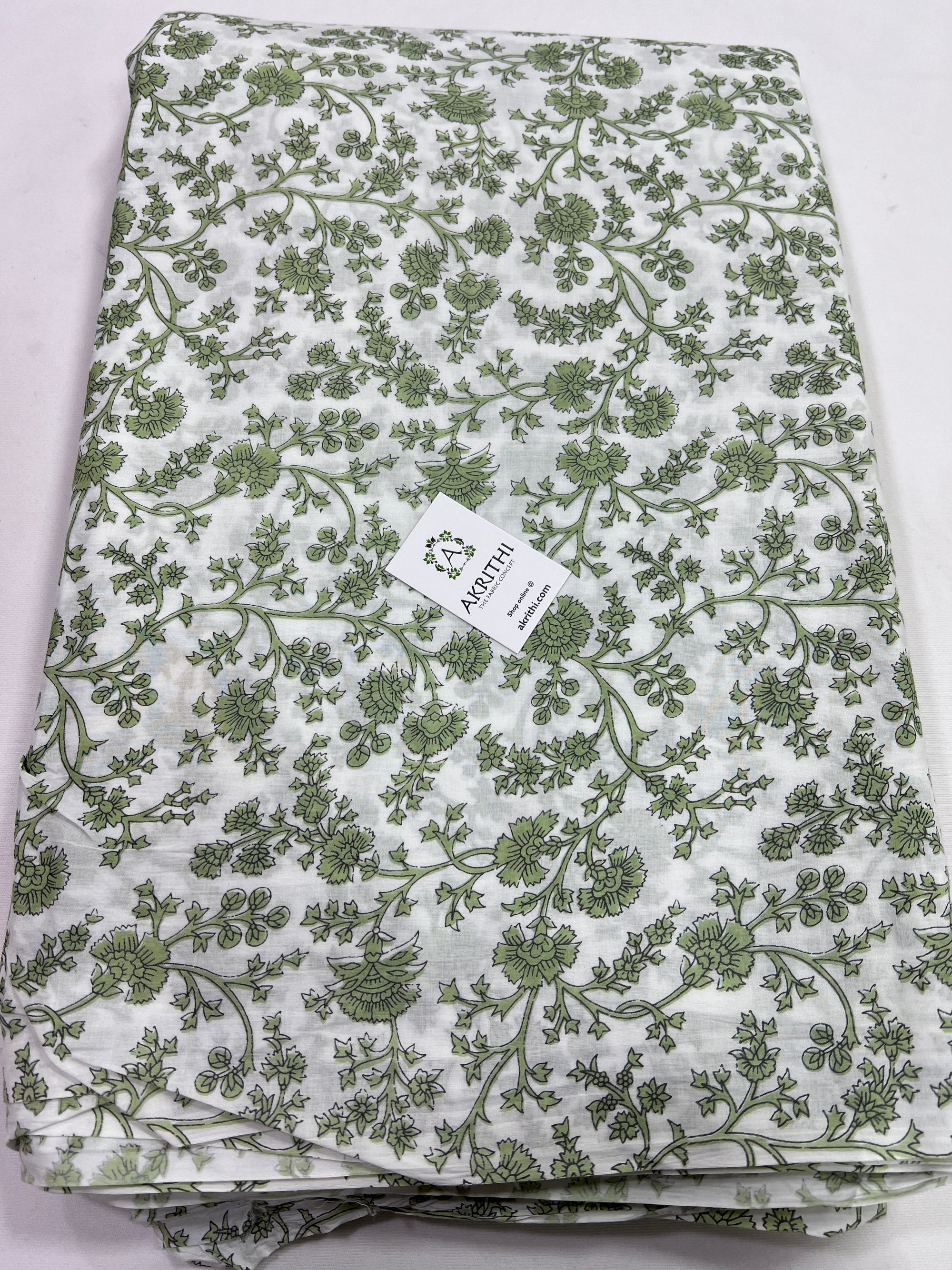 Printed pure cotton fabric