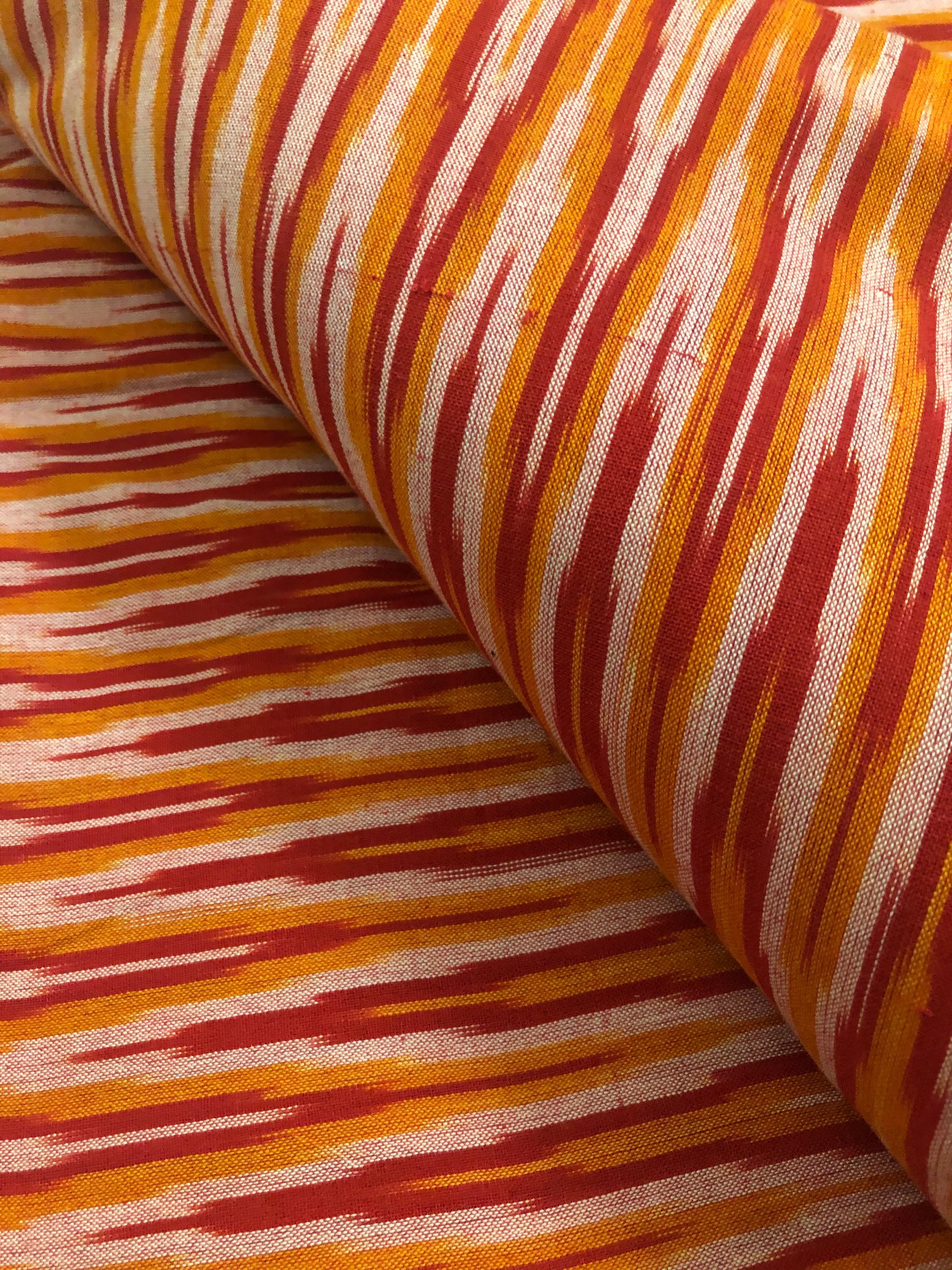 Ikat cotton fabric