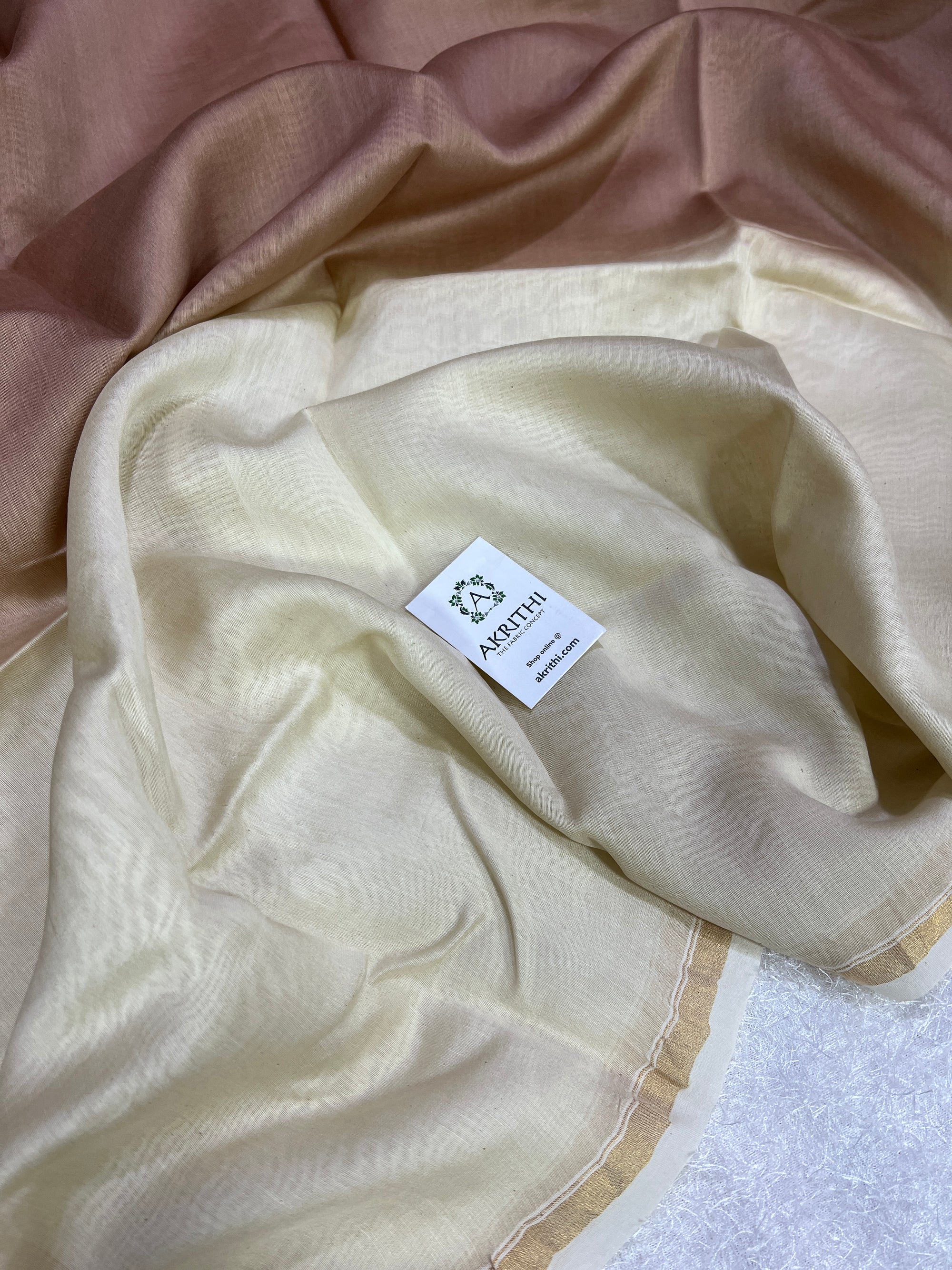 Chanderi shaded fabric