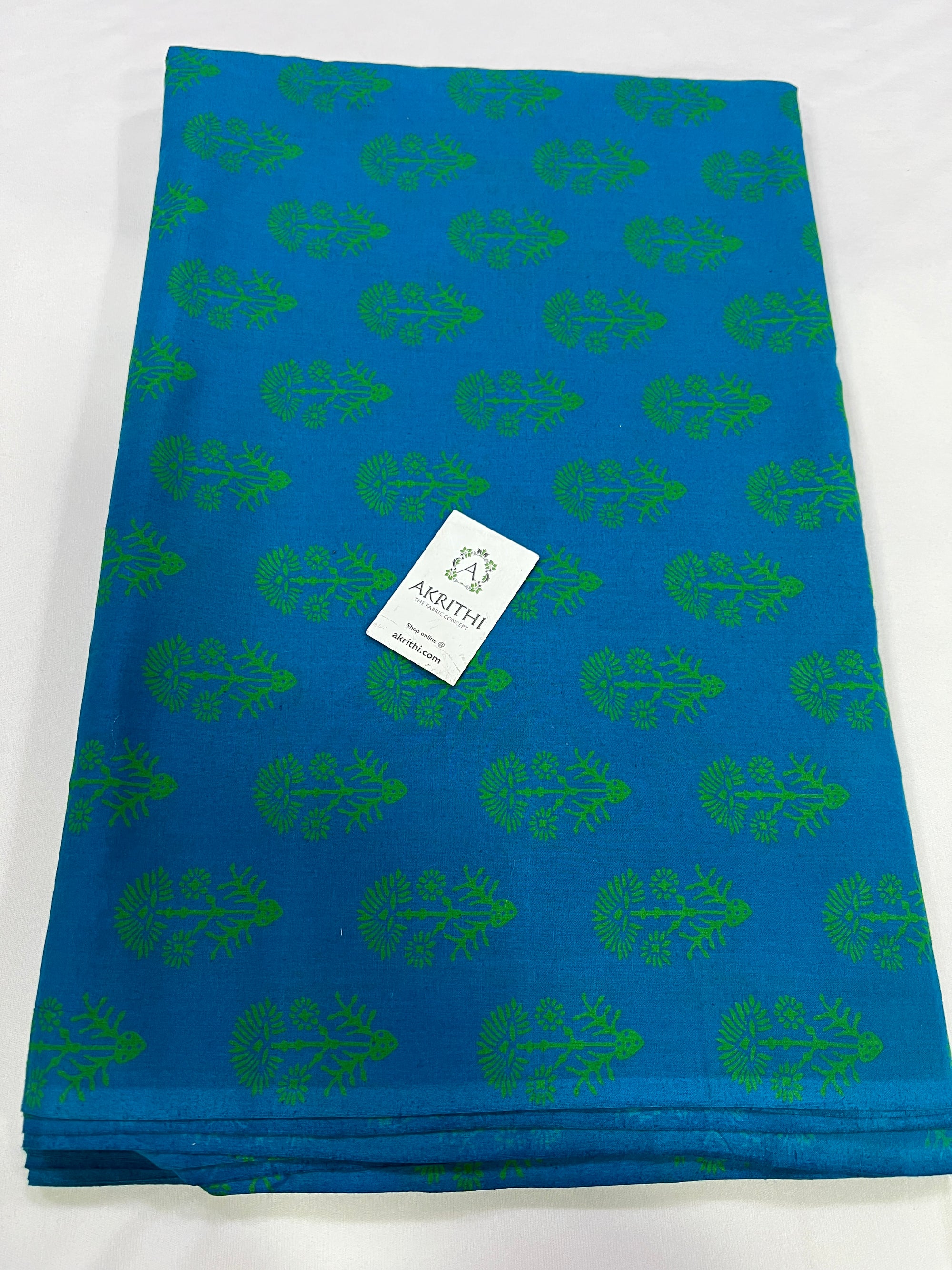 Printed pure cotton fabric
