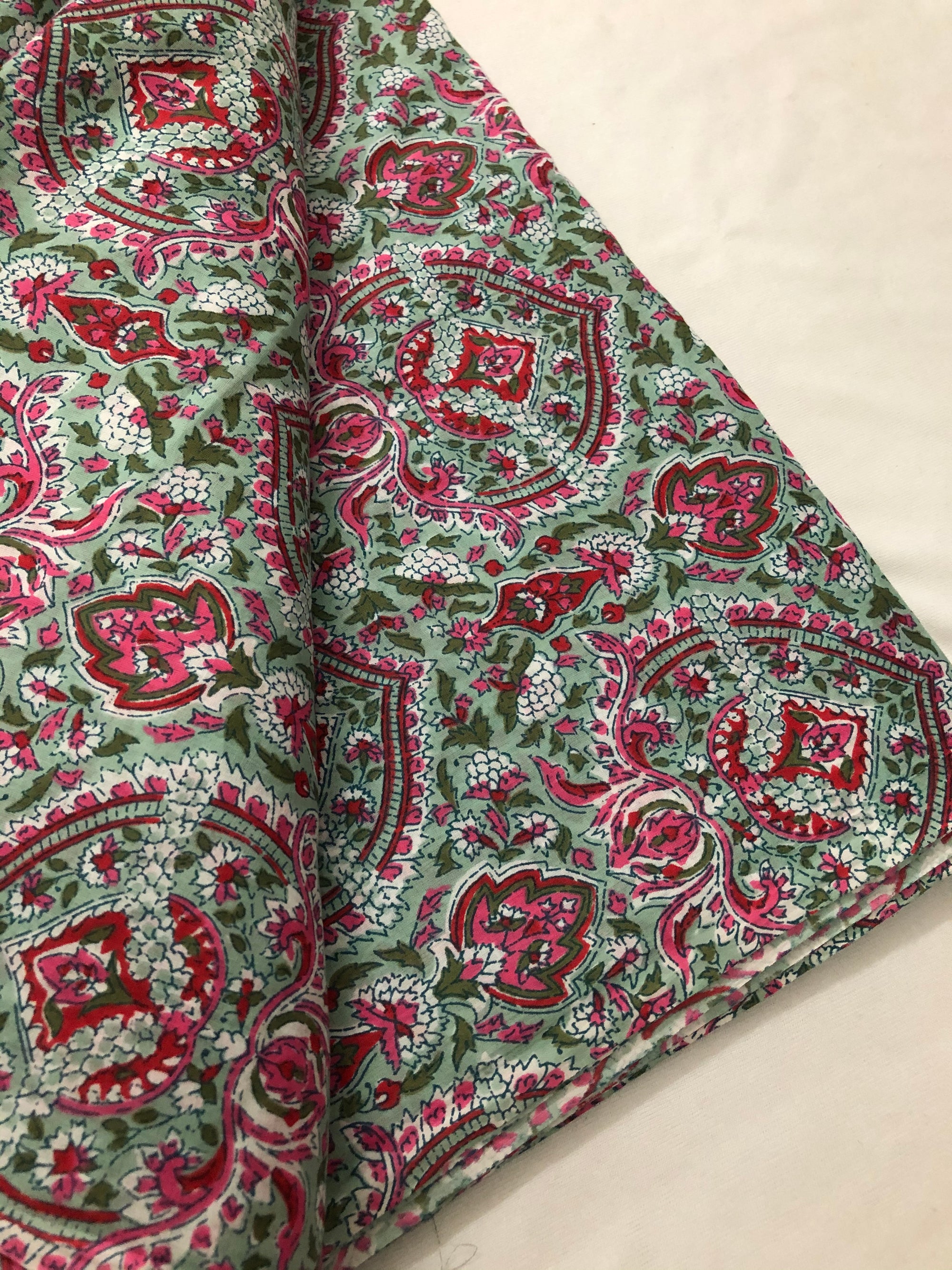 Printed cotton fabric