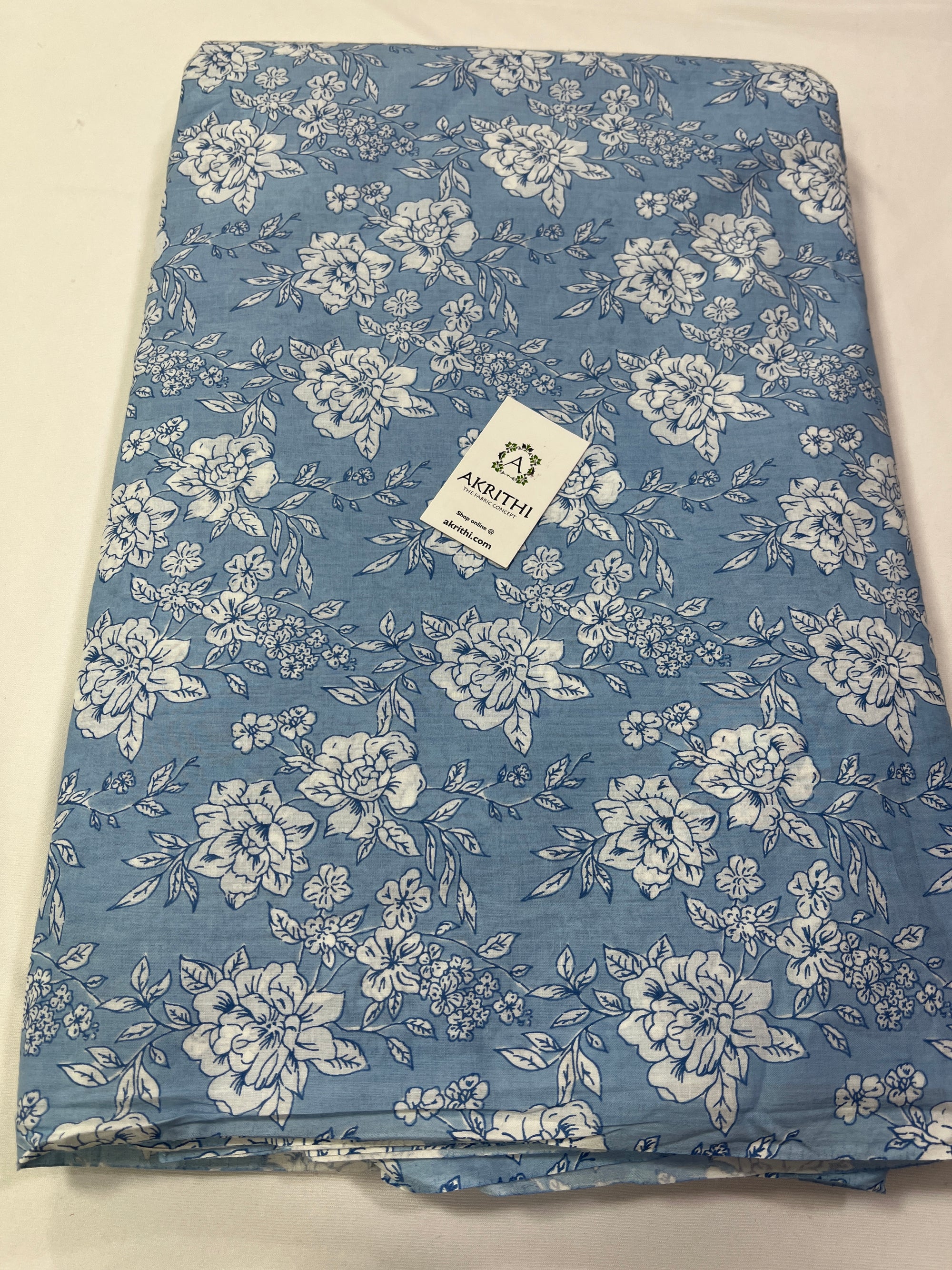 Printed pure cotton fabric