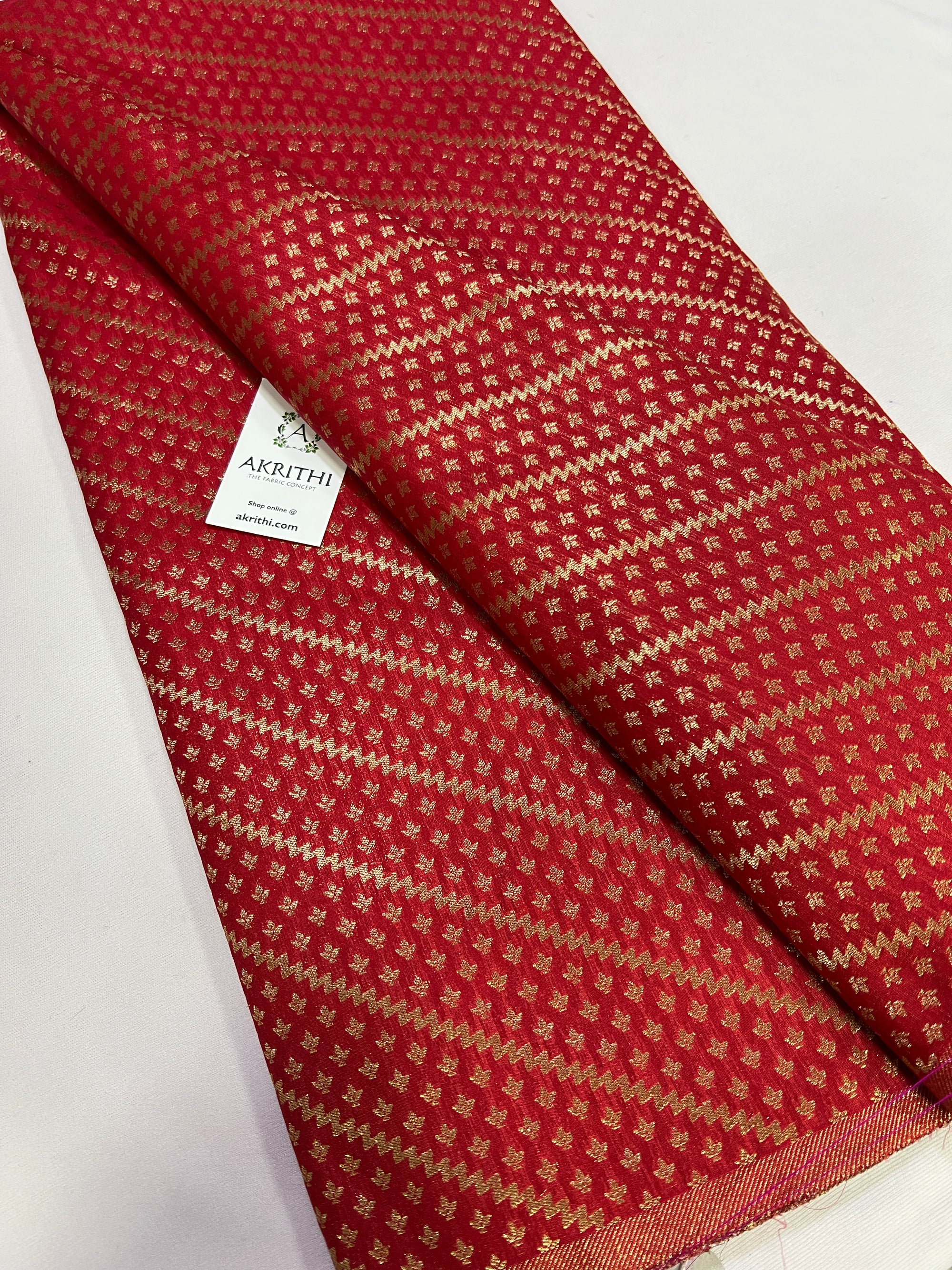 Banarasi brocade fabric 80 cms cut