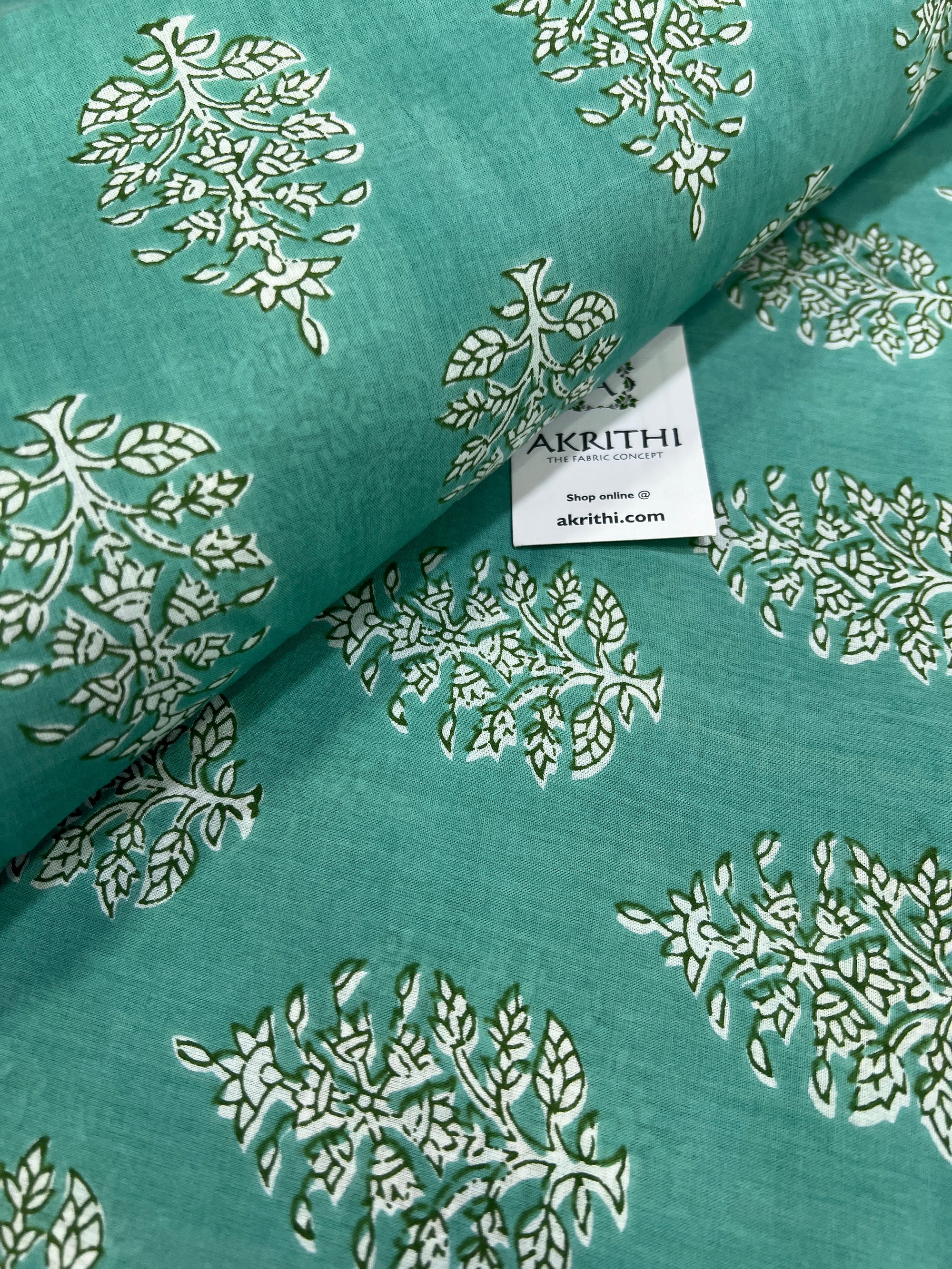 Printed pure cotton fabric