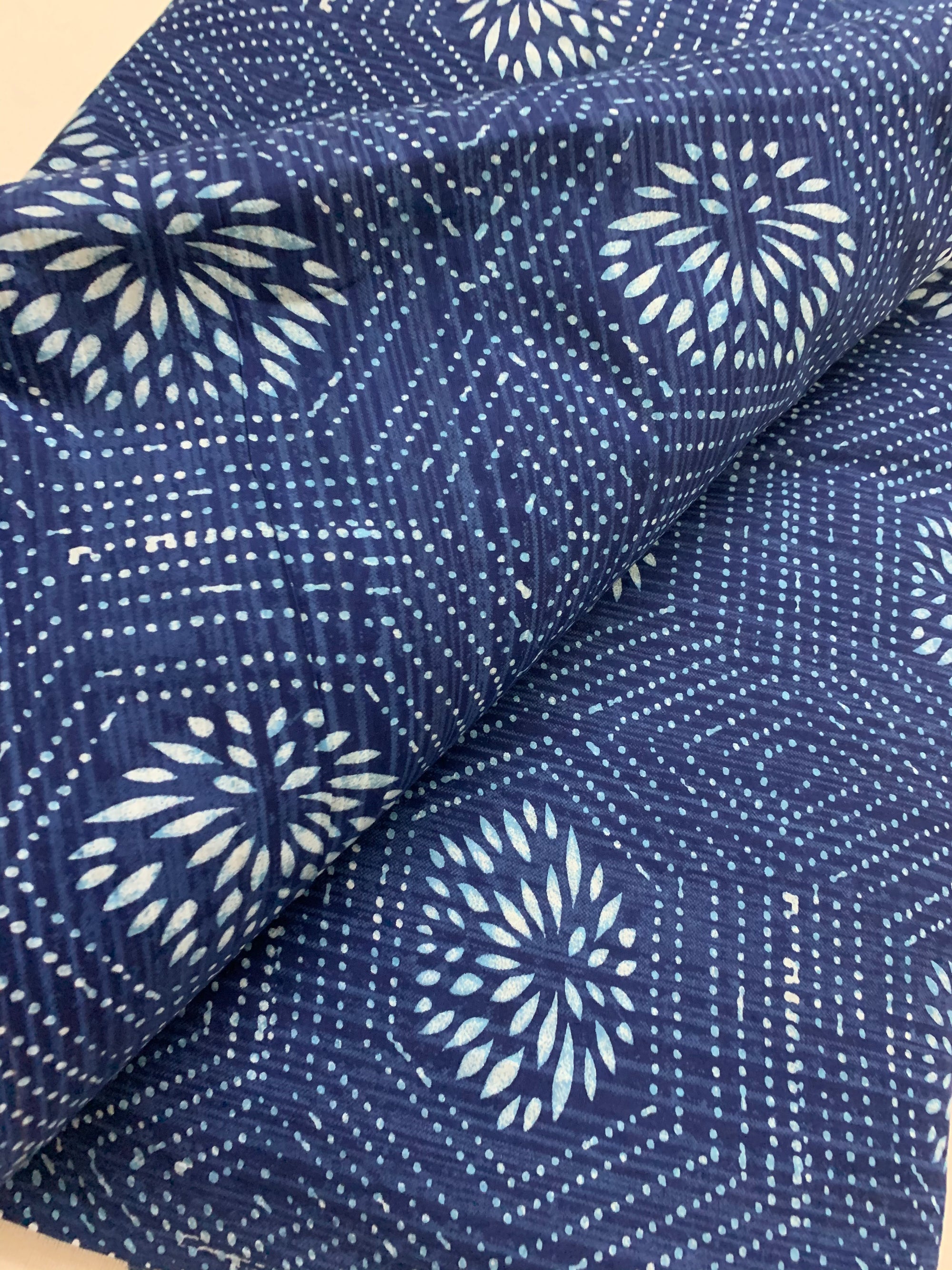 Printed pure cotton fabric