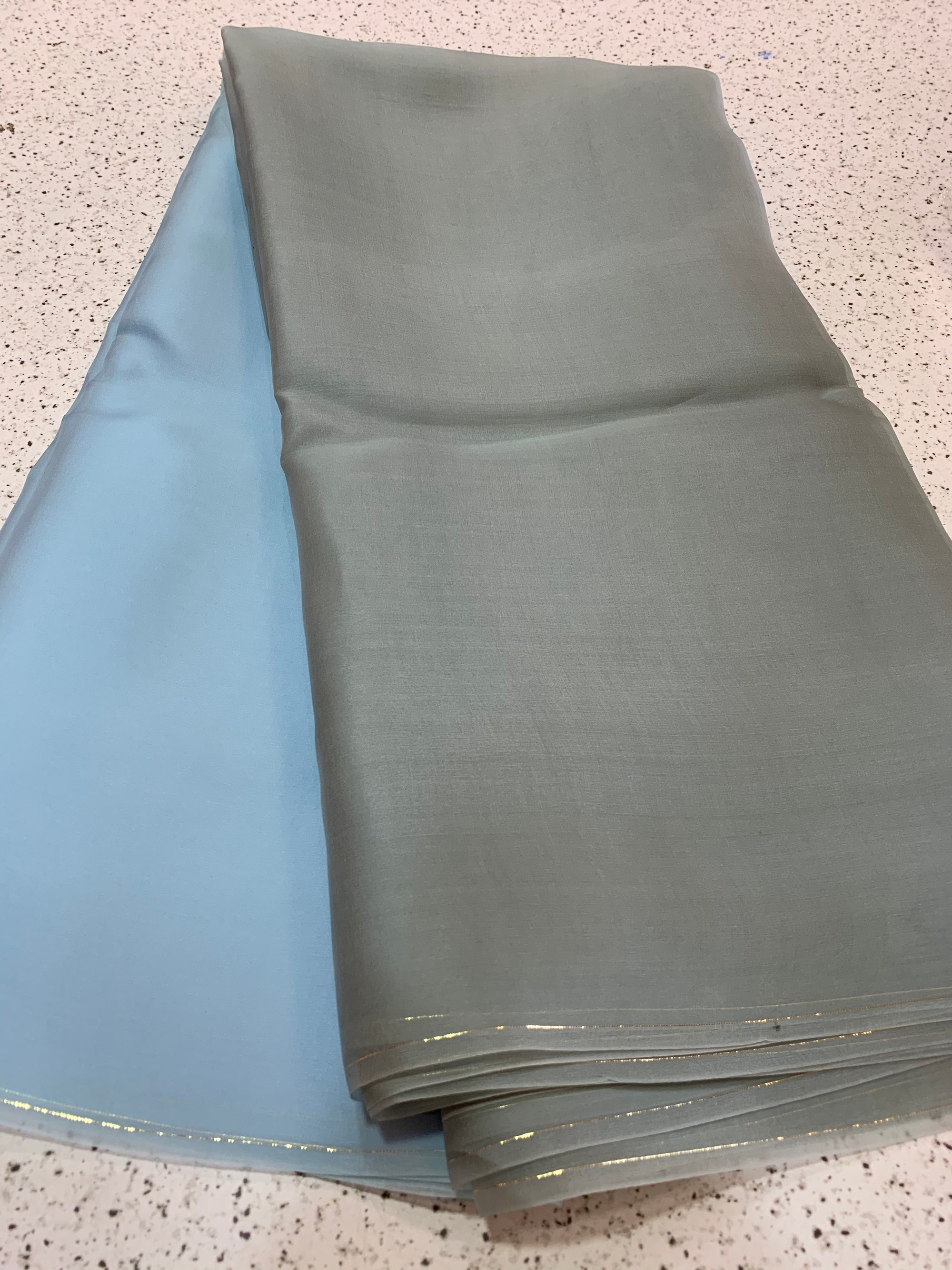 PURE SILK SATIN ORGANZA SAREE