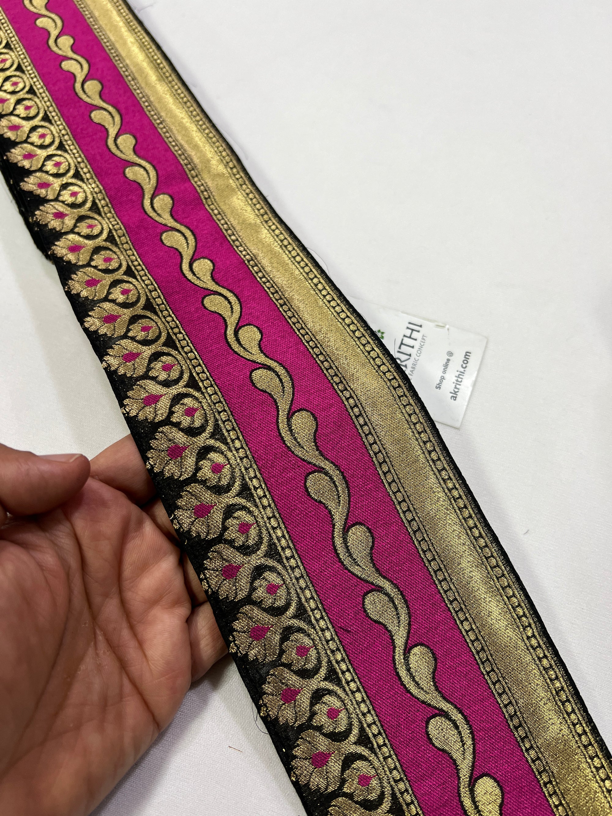 Handloom Banarasi lace 10 metres roll