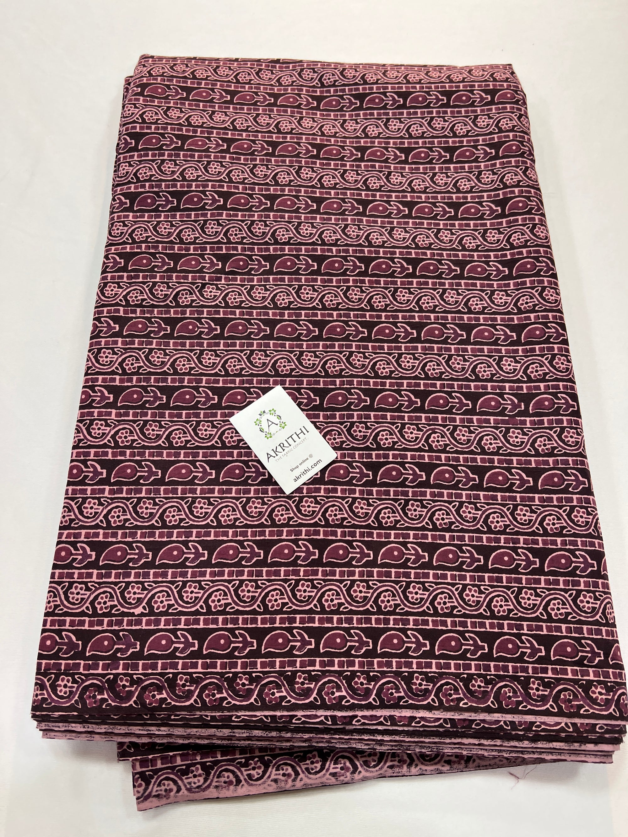 Printed pure cotton fabric