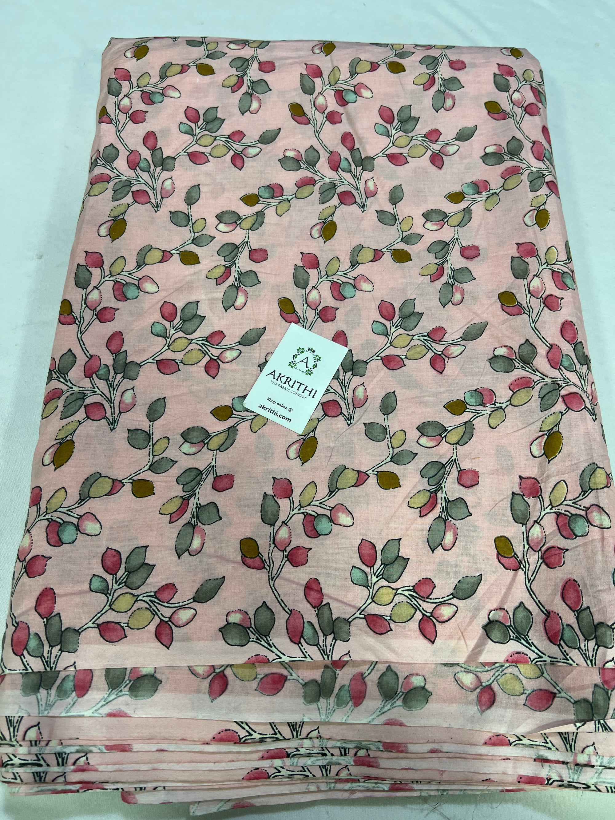 Printed pure cotton fabric