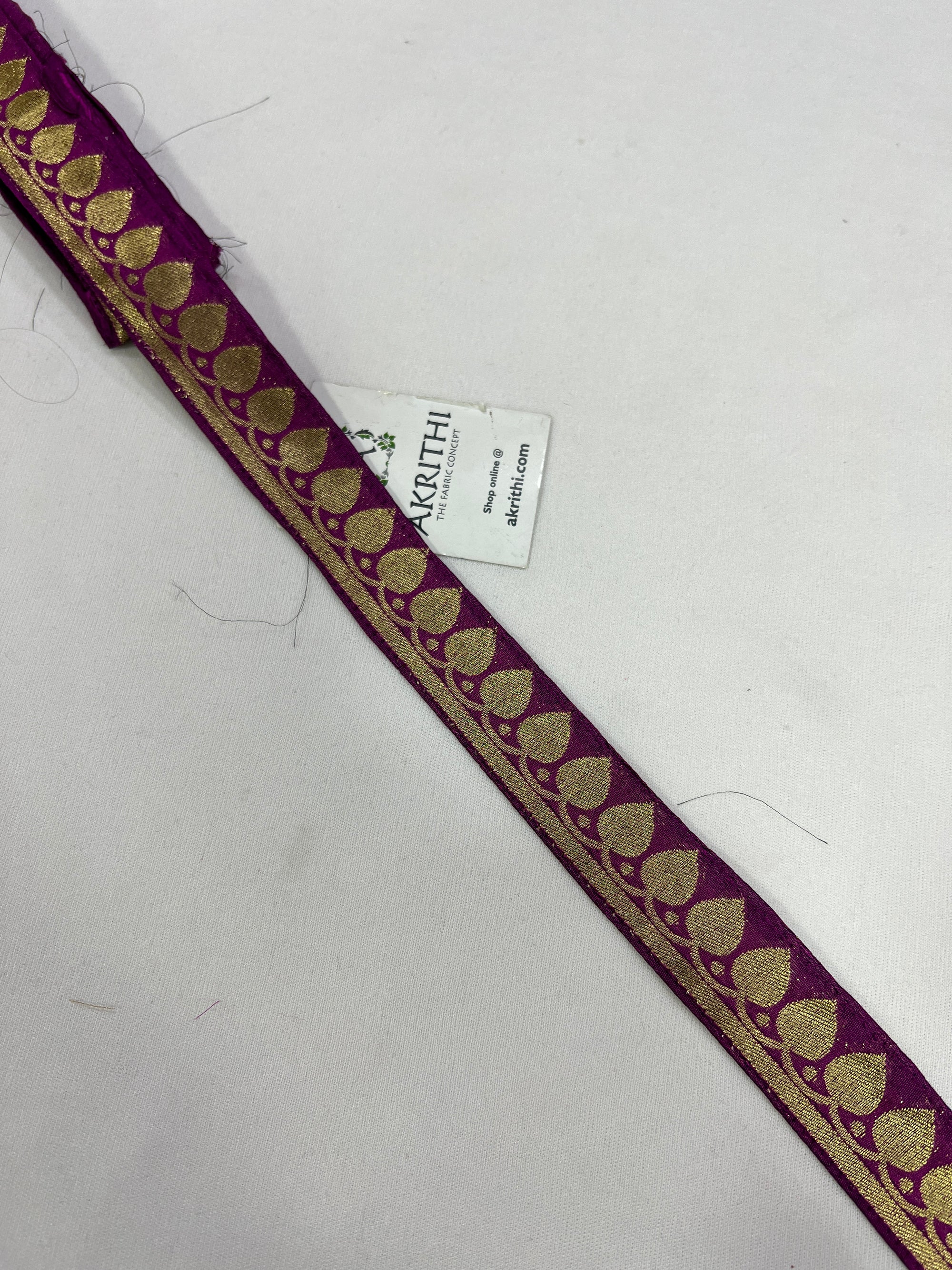 Handloom Banarasi lace 5 metres roll