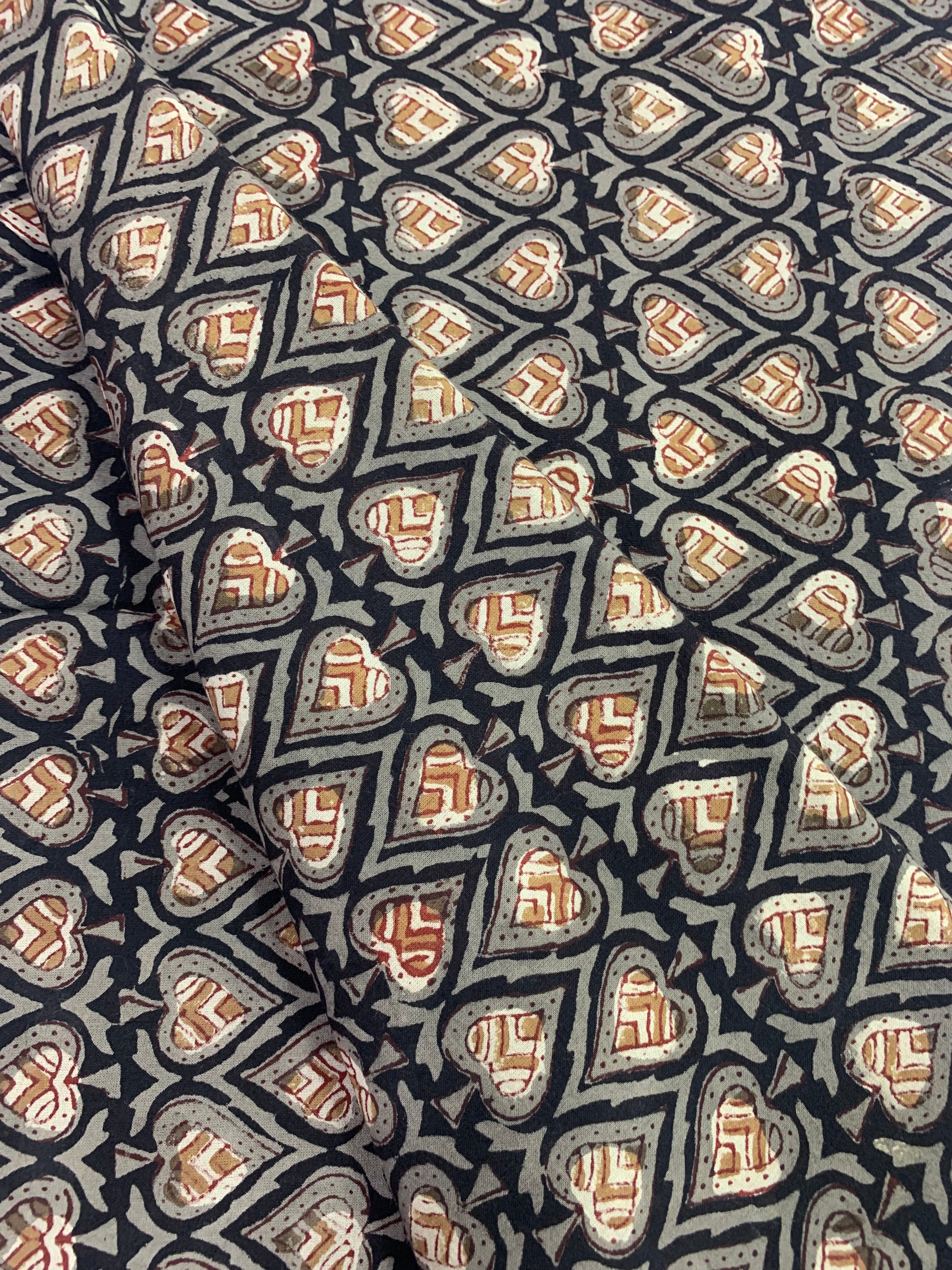 Bagru jahota hand block pure cotton fabric