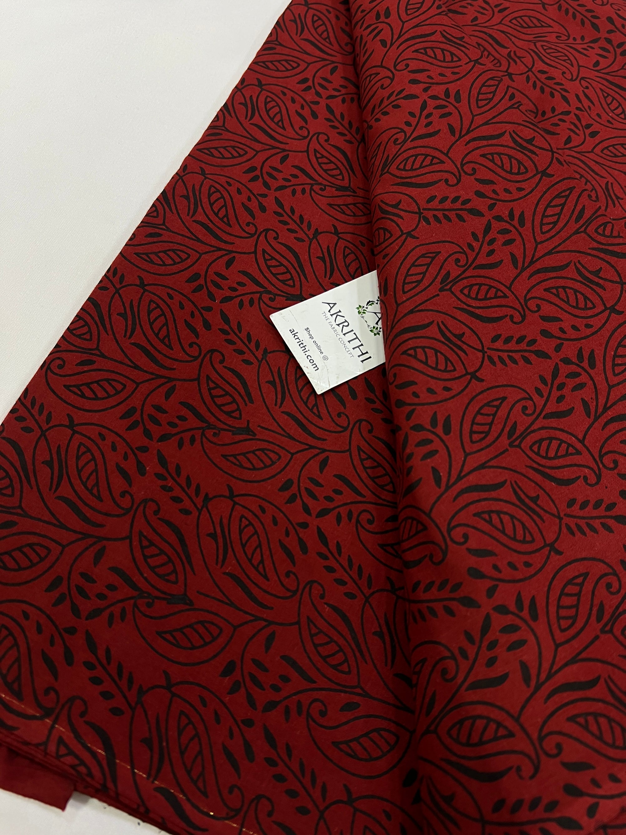 Printed pure cotton fabric