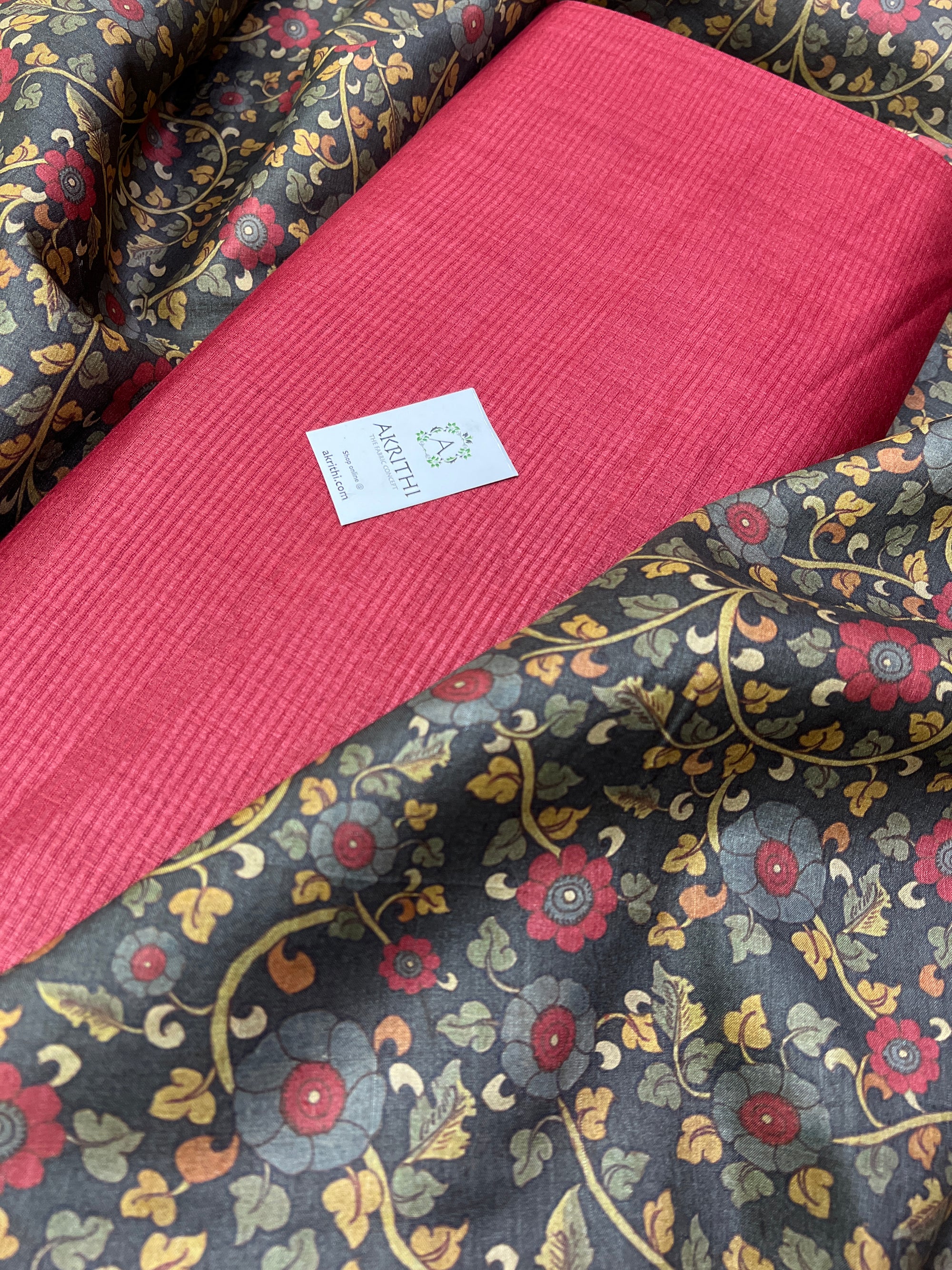 Pure Tusaar silk salwar suit