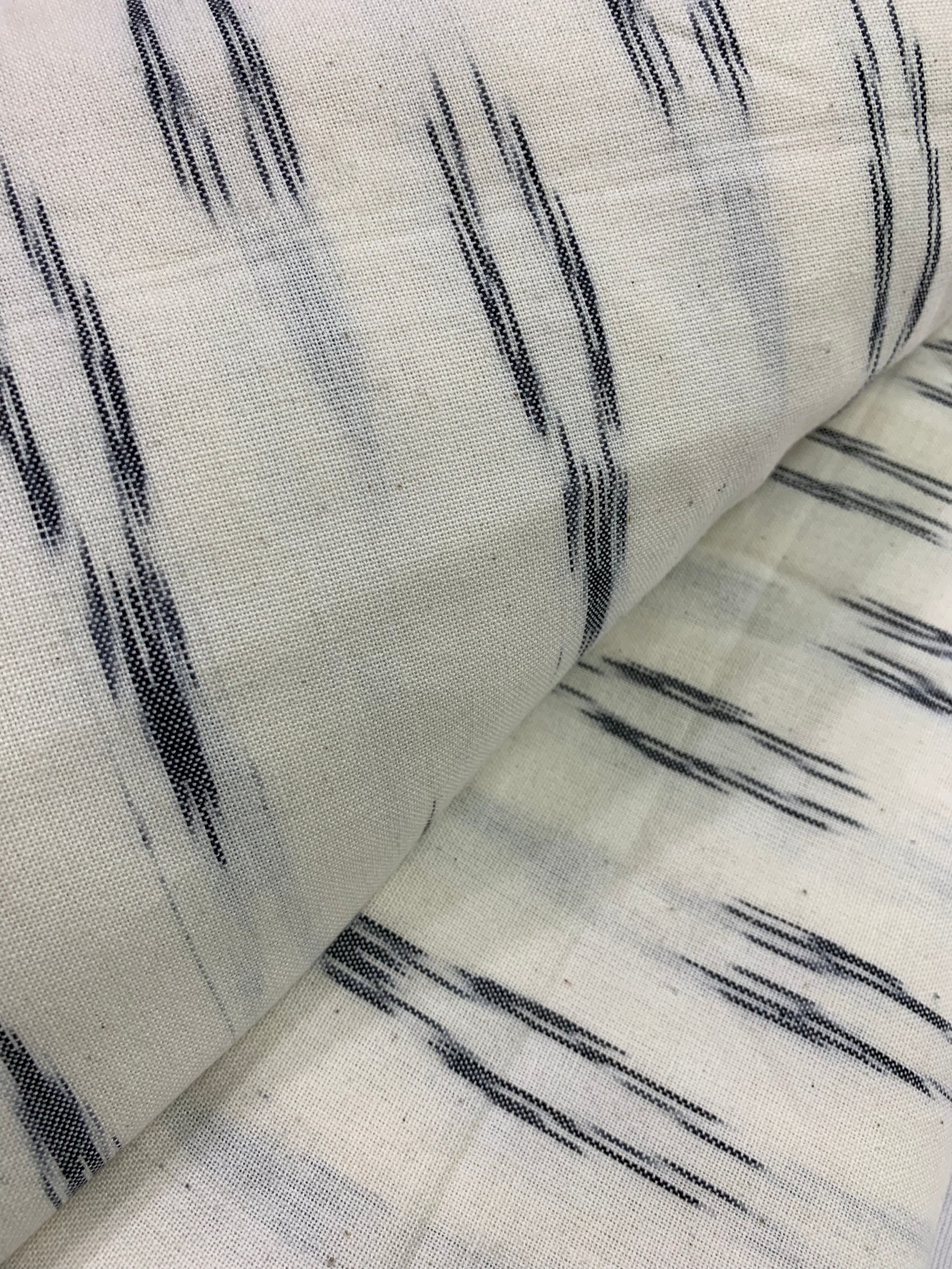 Ikat pure cotton fabric