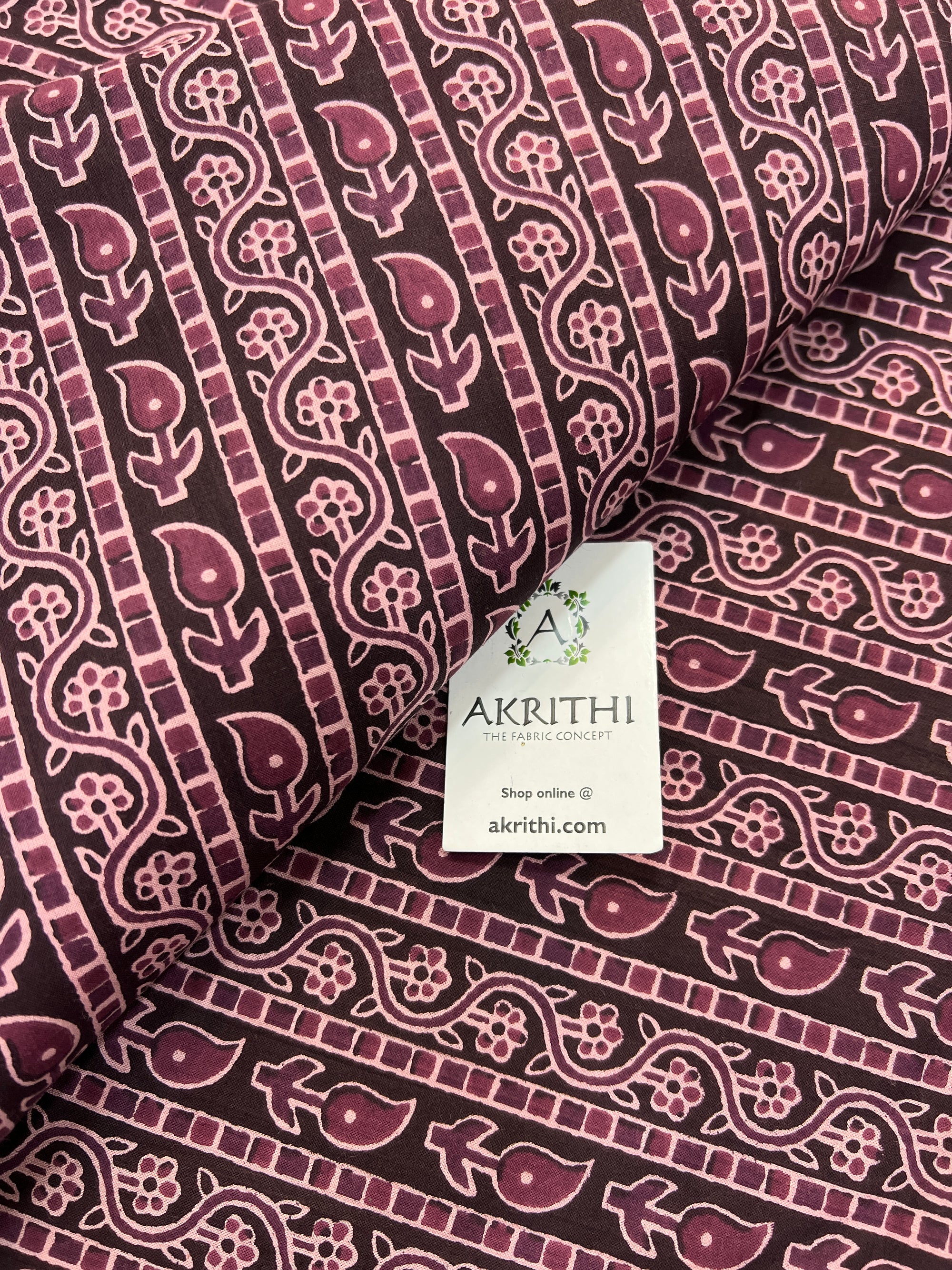 Printed pure cotton fabric