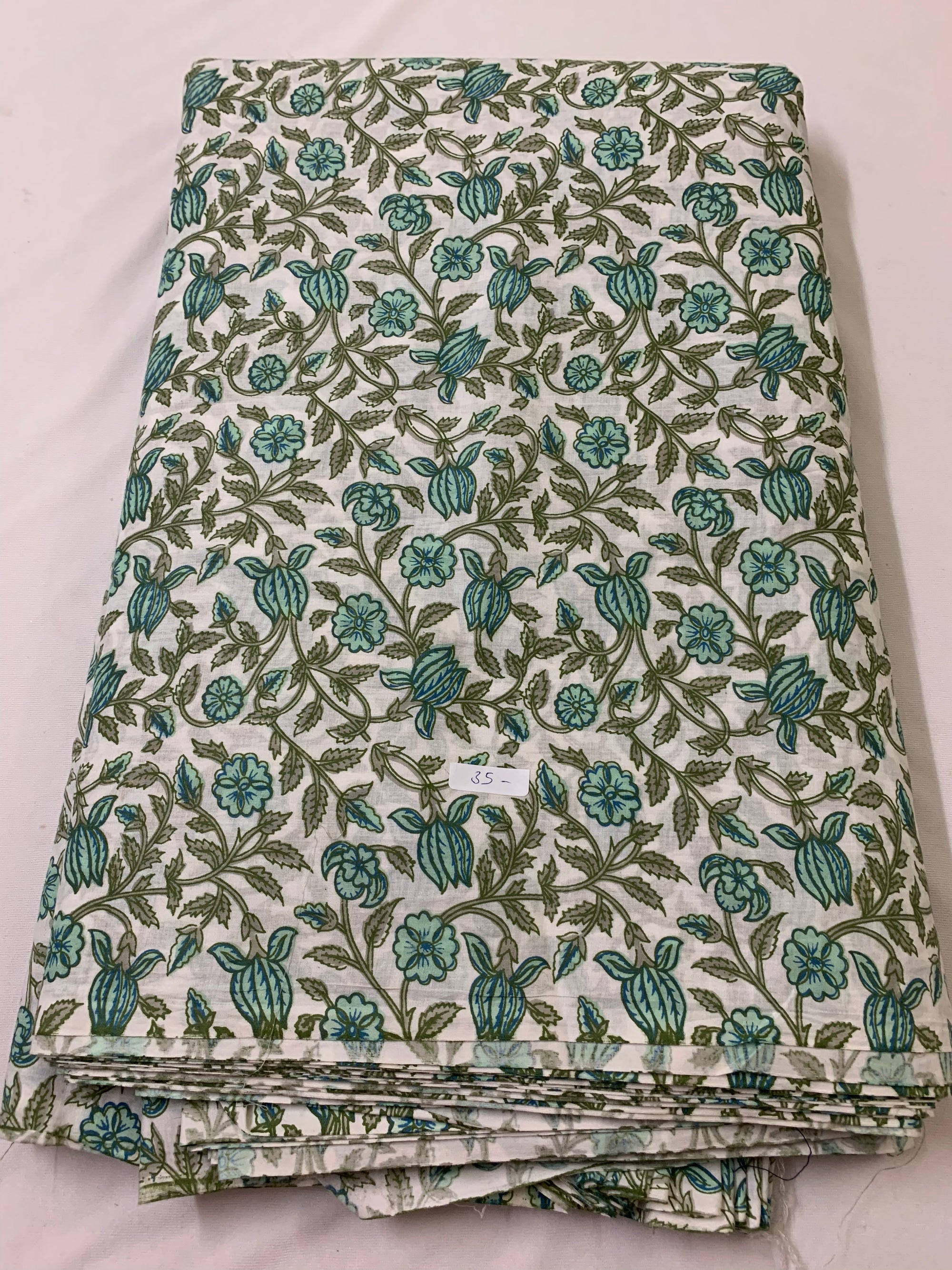 Printed pure cotton fabric