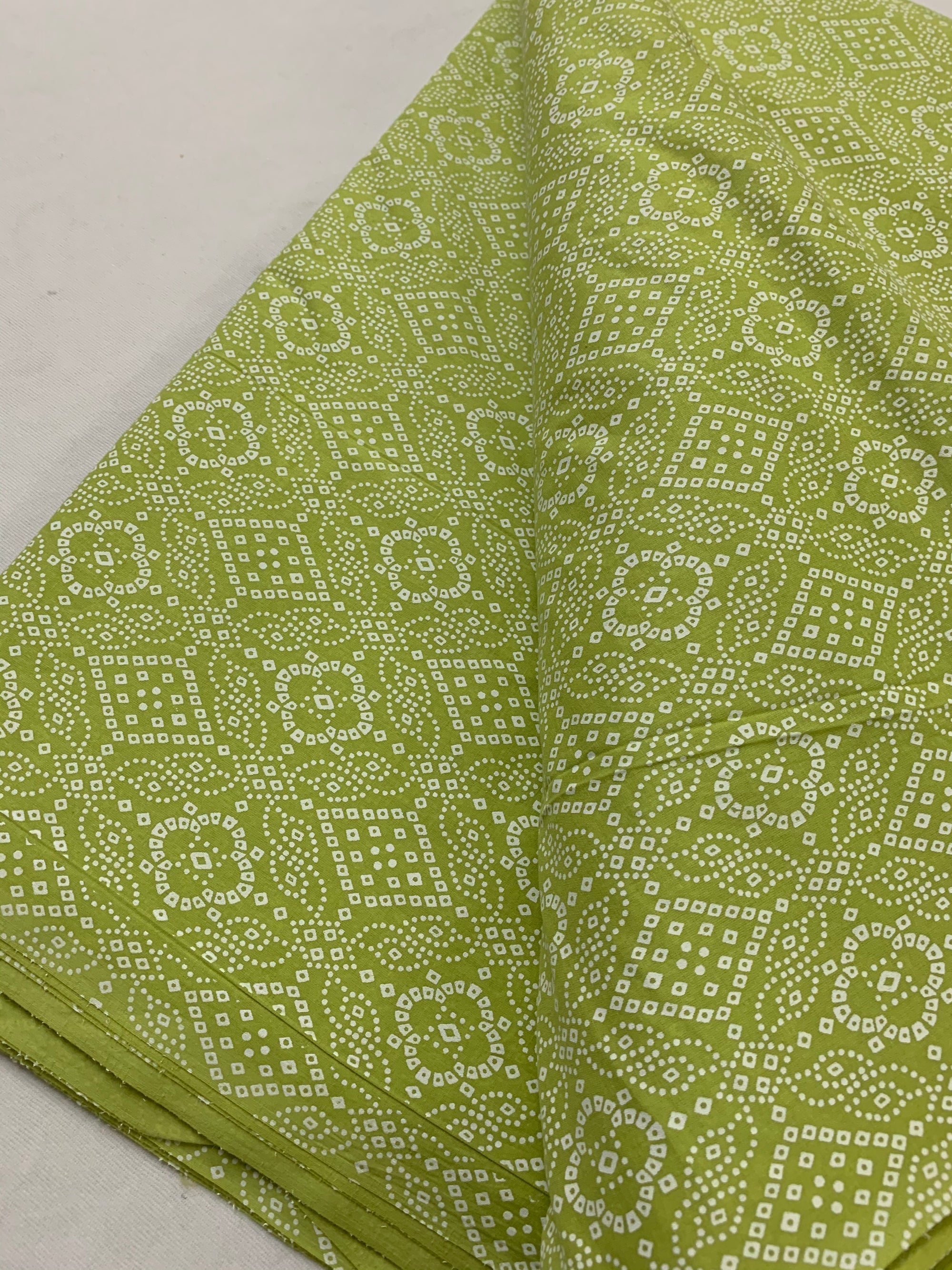 Printed pure cotton fabric