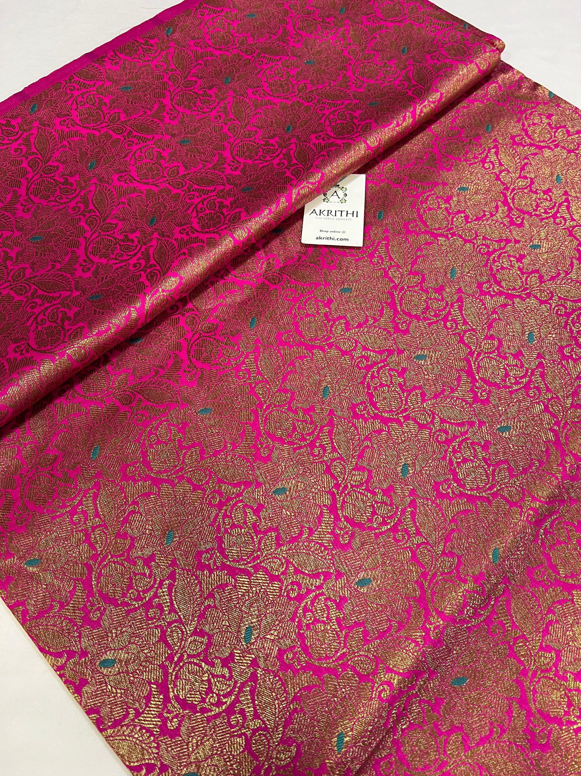 Banarasi brocade fabric antique zari