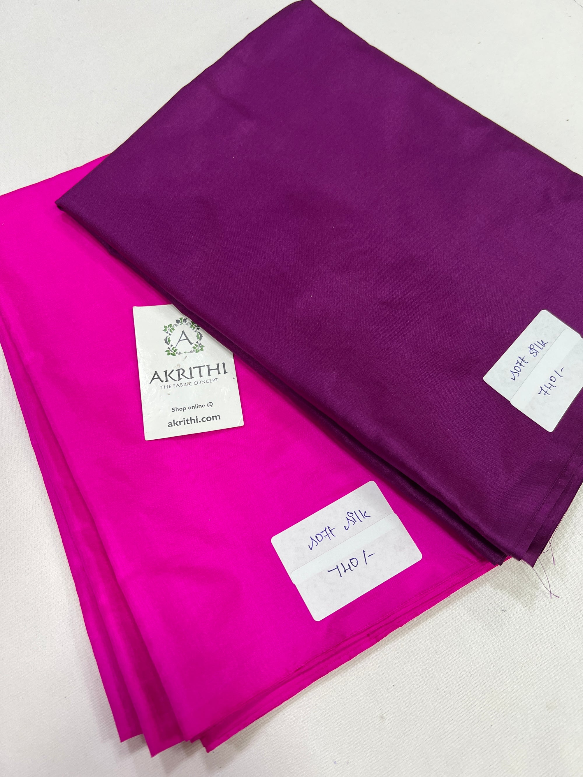 Pure silk kurta (pack of two)