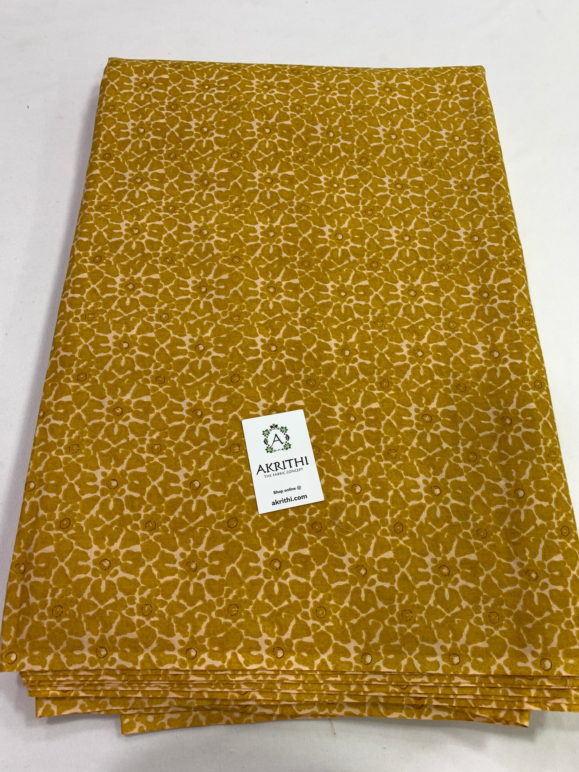 Printed pure cotton fabric