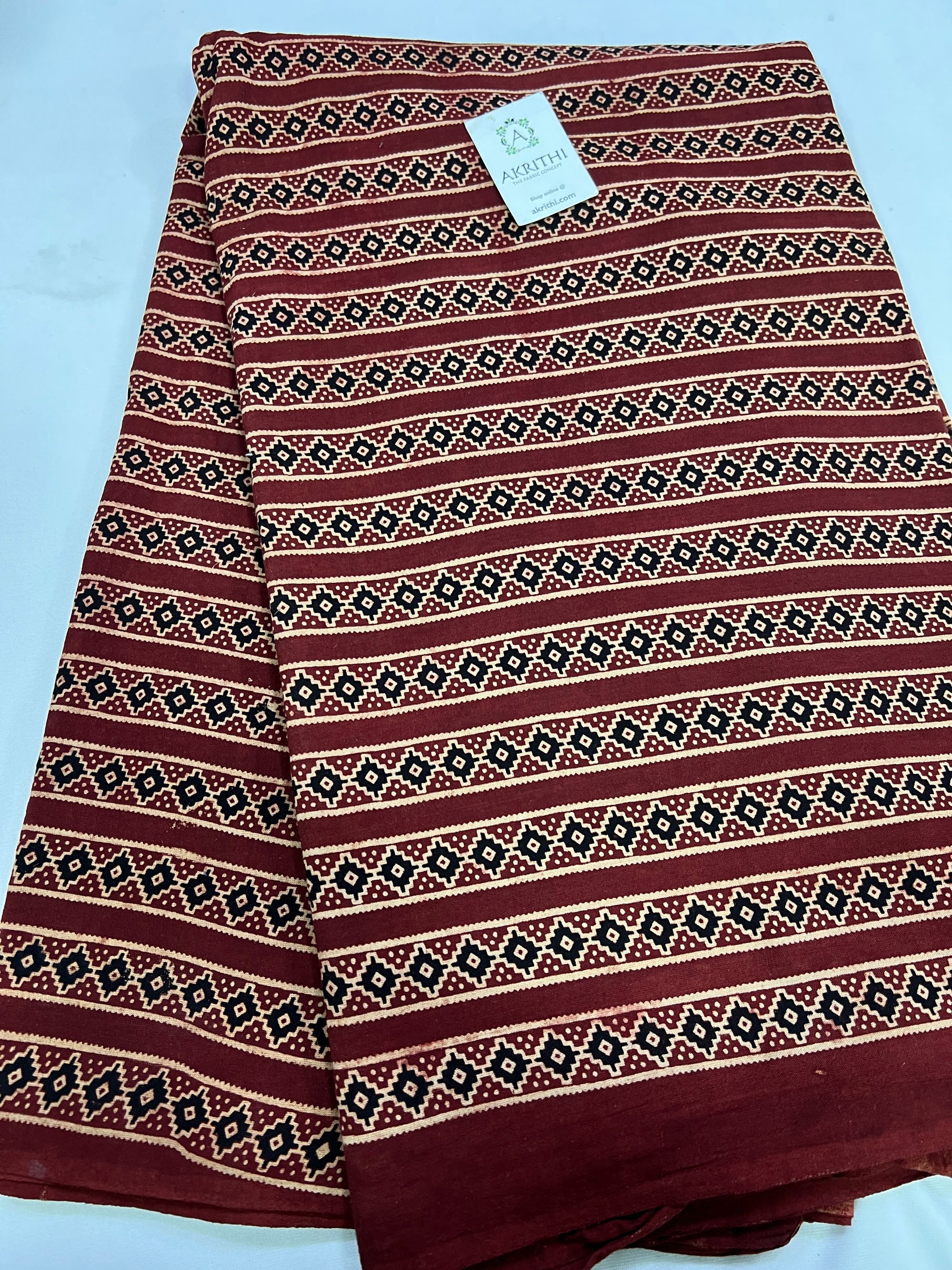 Printed pure cotton fabric