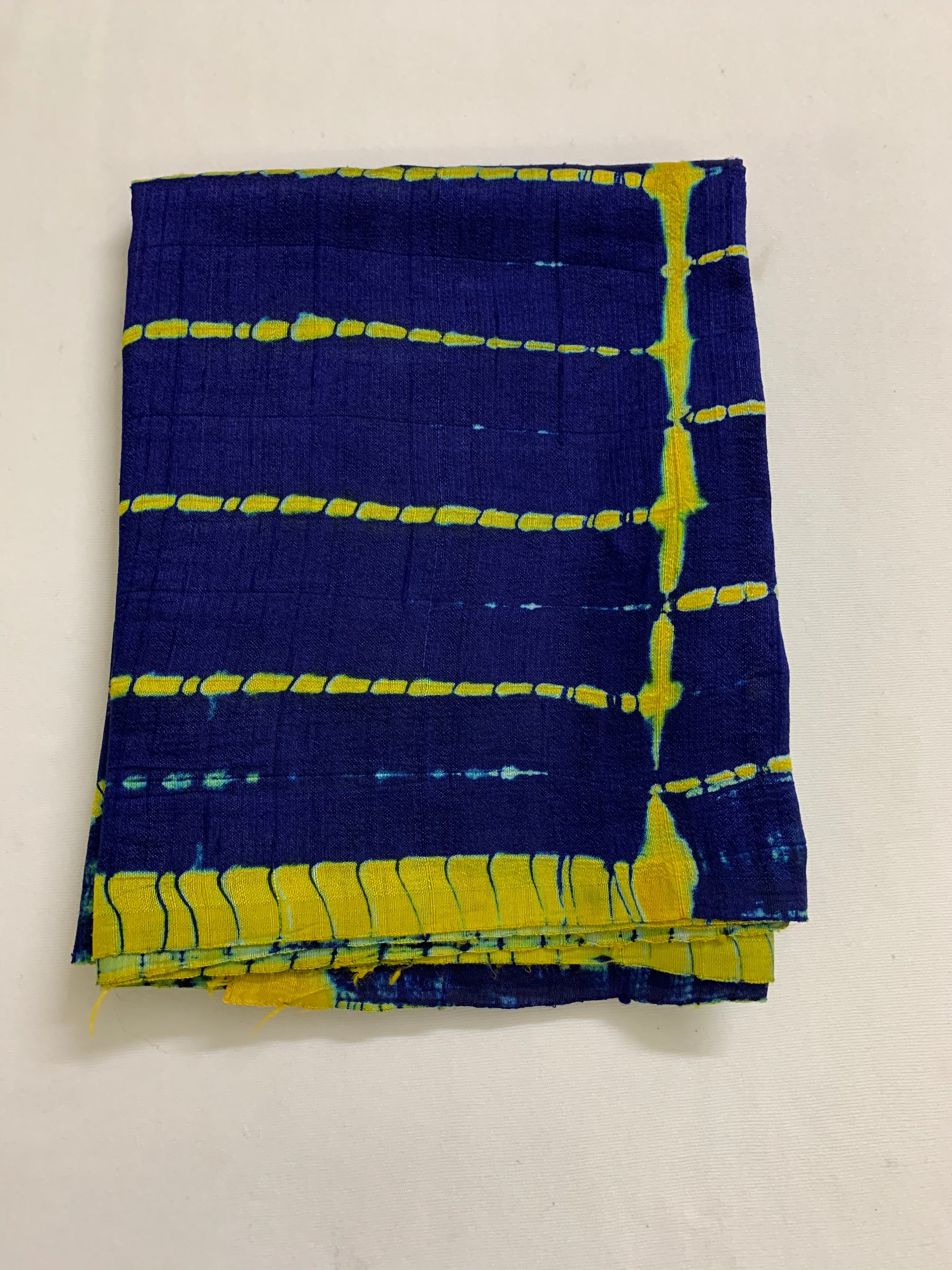 Shibori tie and dye pure raw silk kurta