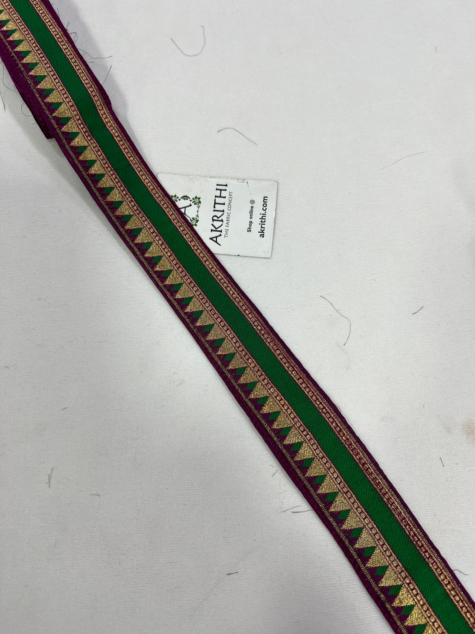 Handloom Banarasi lace 5 metres roll