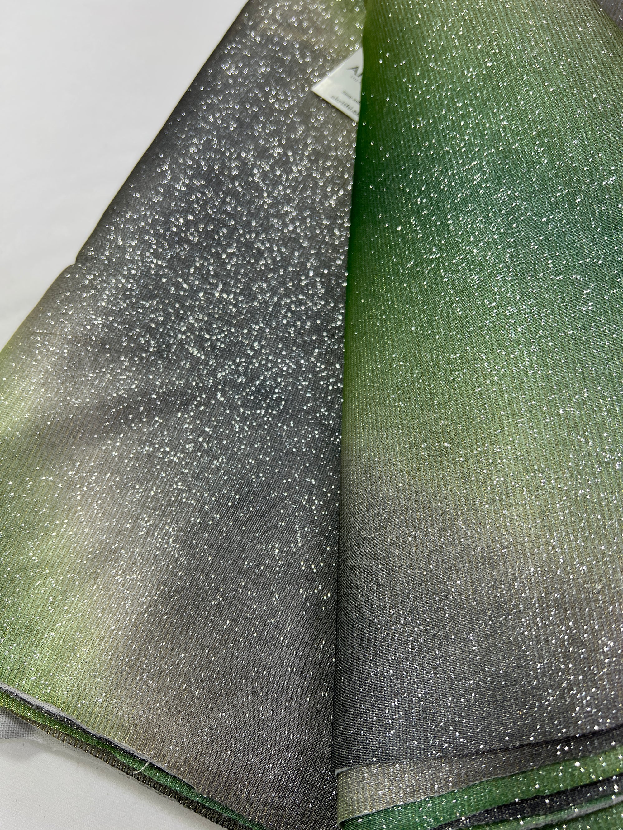 Cross Shaded imported Lycra fabric with glitter
