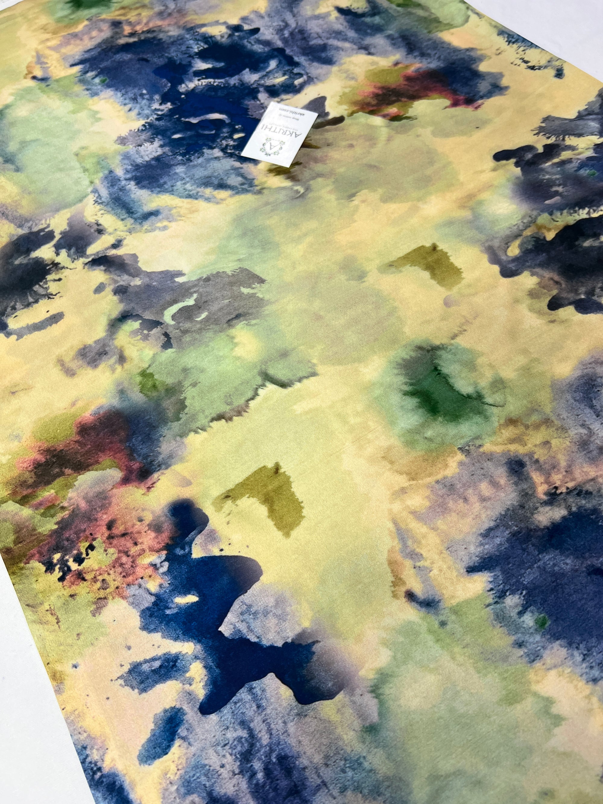 Digital printed modal satin fabric