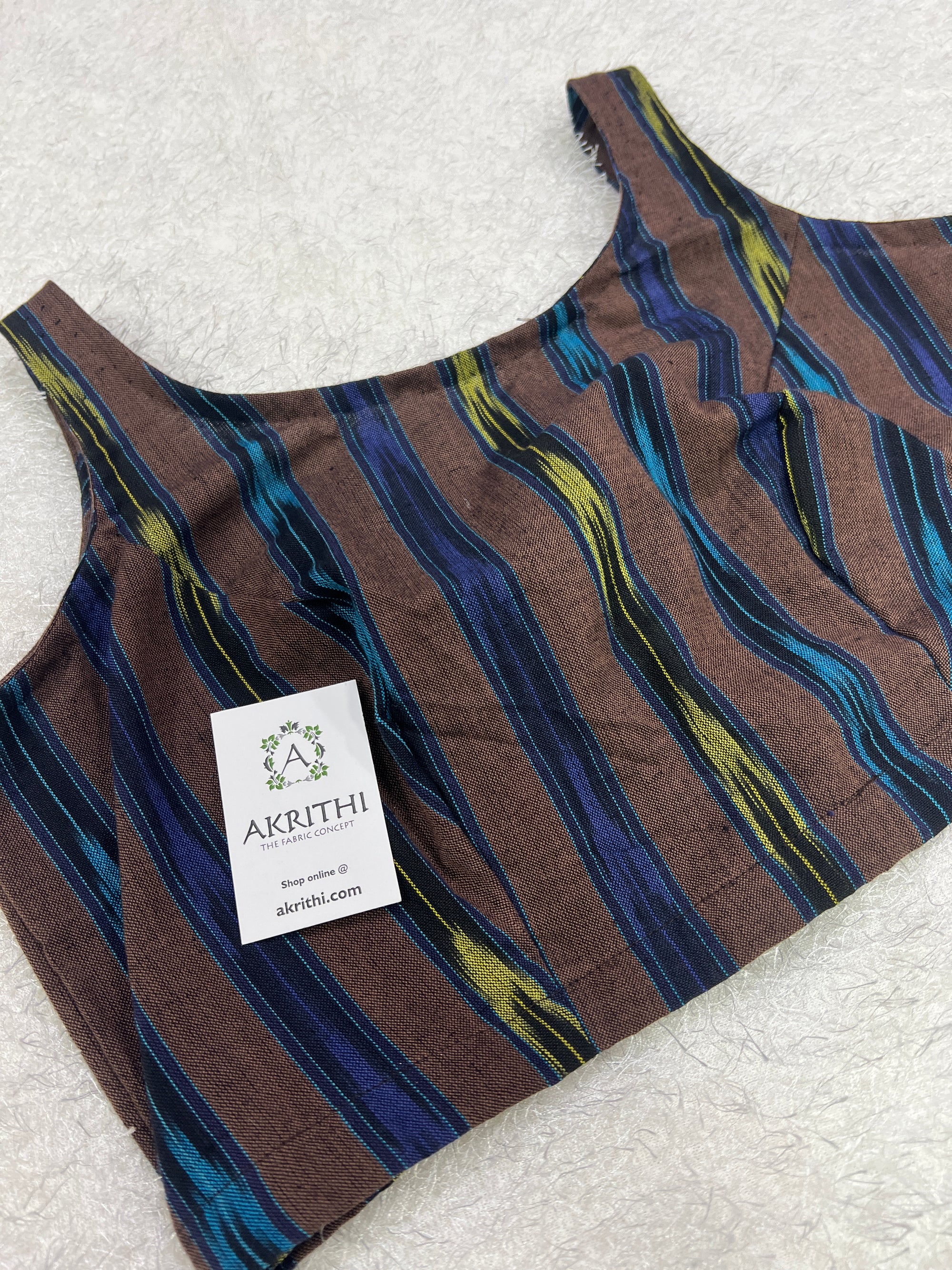 Ikat cotton blouse