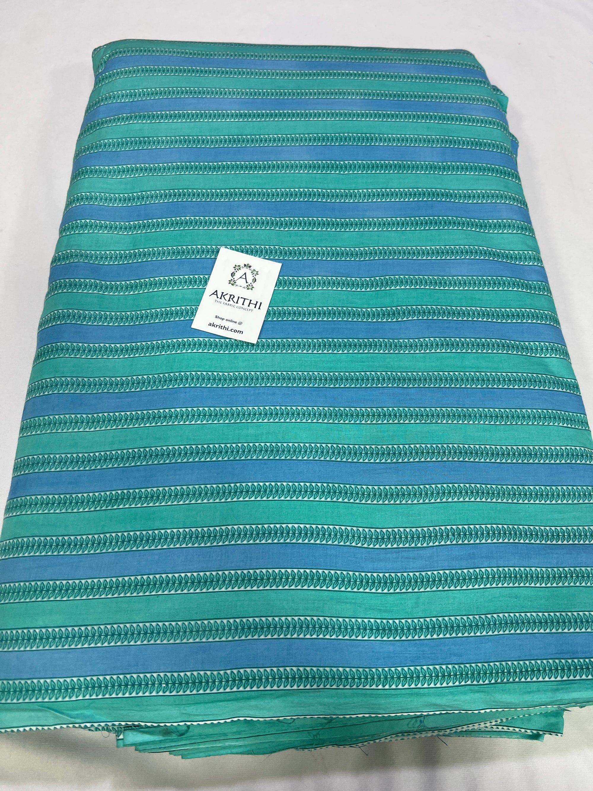 Printed pure cotton fabric