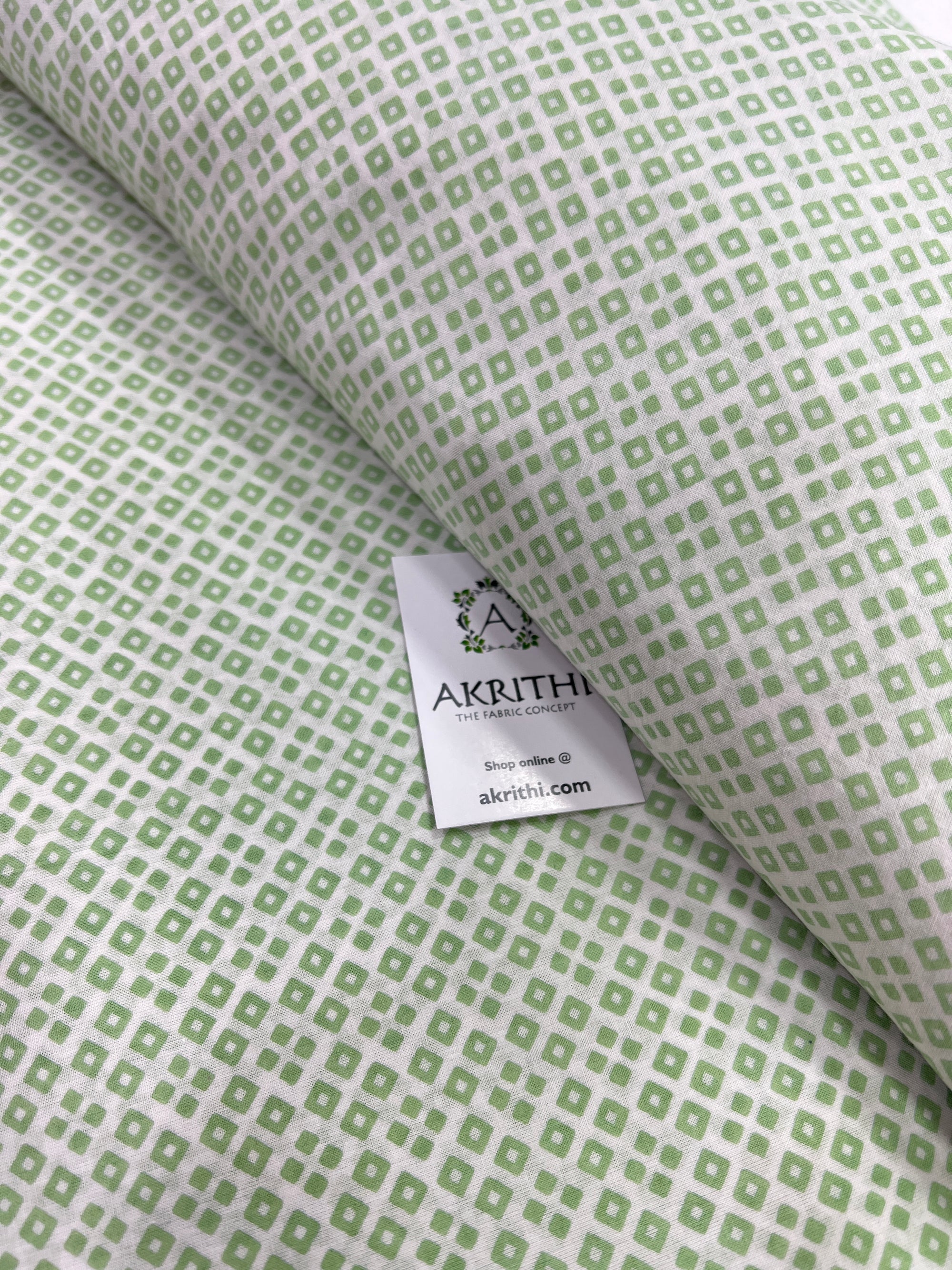 Printed pure cotton fabric